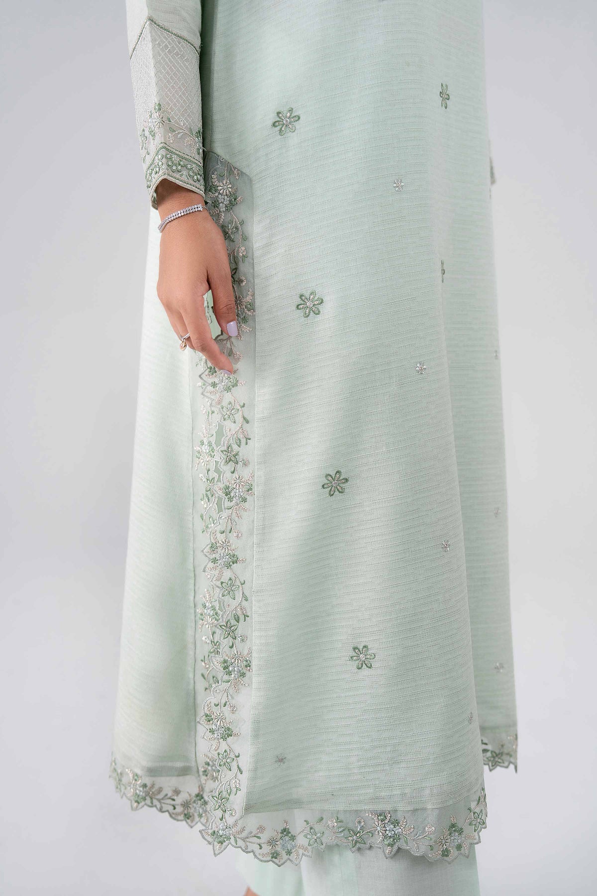 3 Piece - Embroidered Suit - KBS26-63