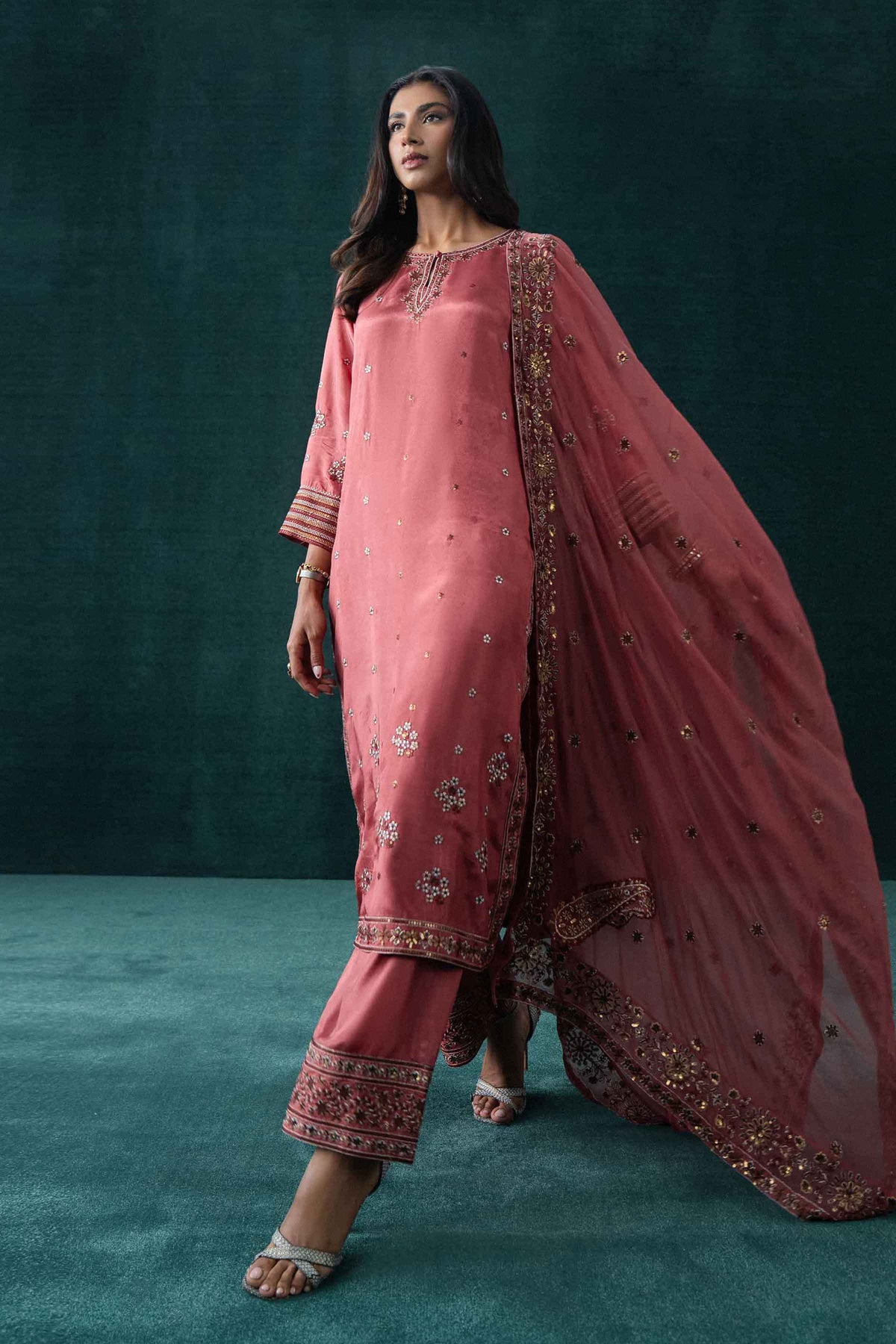 3 Piece - Embroidered Suit - KBS26-77  for Women - Boutique Collection | Nishat | Shop Online