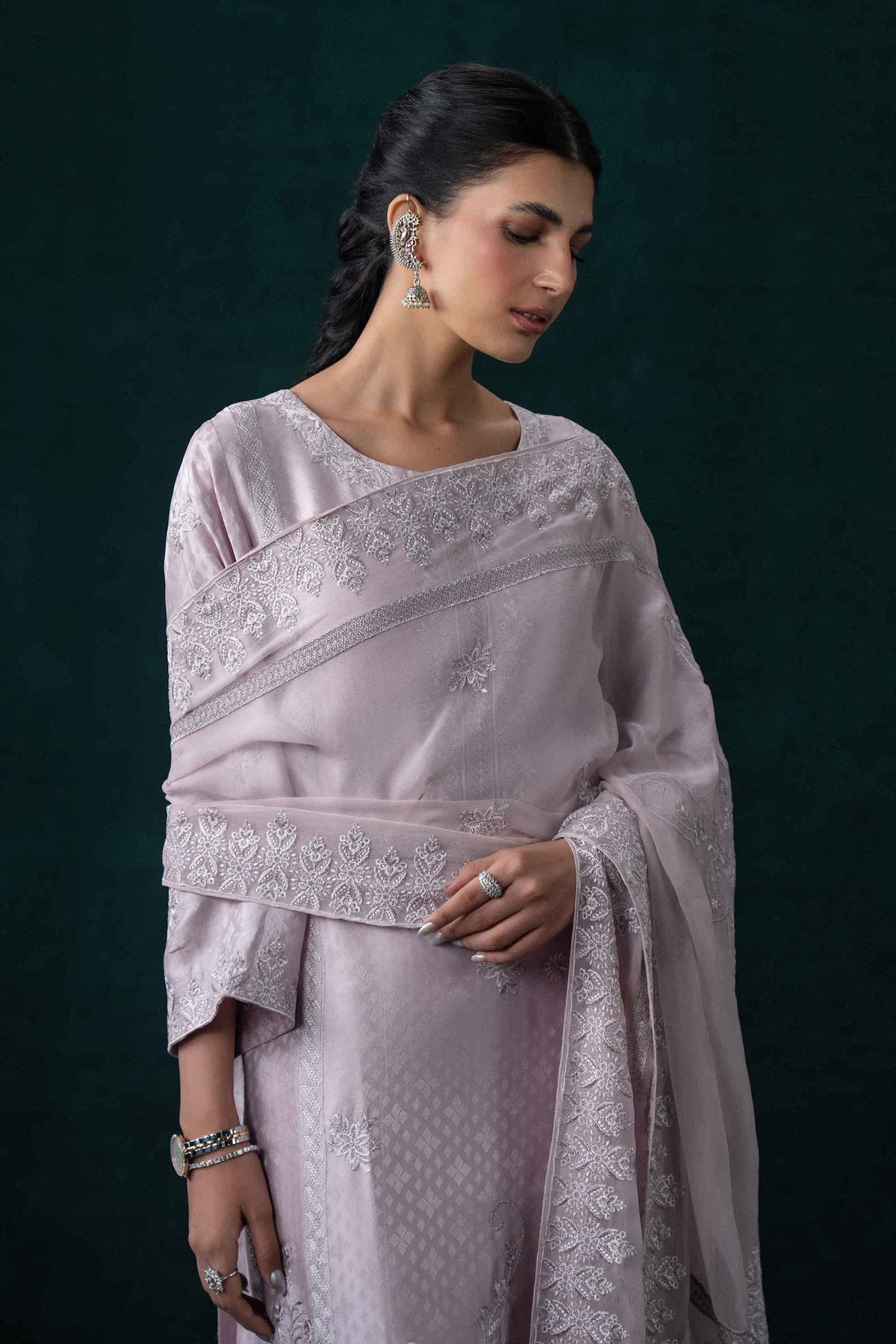 3 Piece - Embroidered Suit - KBS26-80  for Women - Boutique Collection | Nishat | Shop Online
