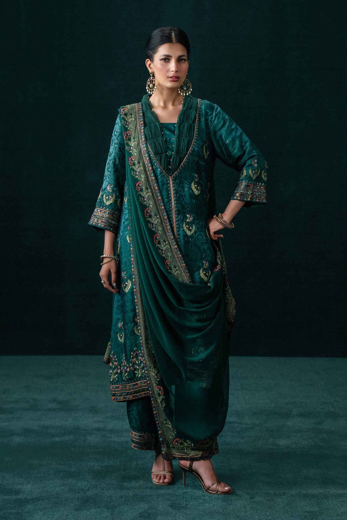 3 Piece - Embroidered Suit - KBS26-86  for Women - Boutique Collection | Nishat | Shop Online