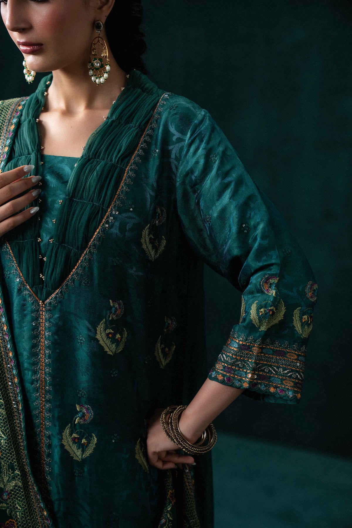 3 Piece - Embroidered Suit - KBS26-86  for Women - Boutique Collection | Nishat | Shop Online