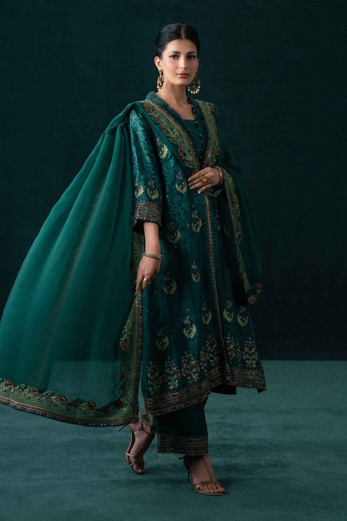 3 Piece - Embroidered Suit - KBS26-86  for Women - Boutique Collection | Nishat | Shop Online