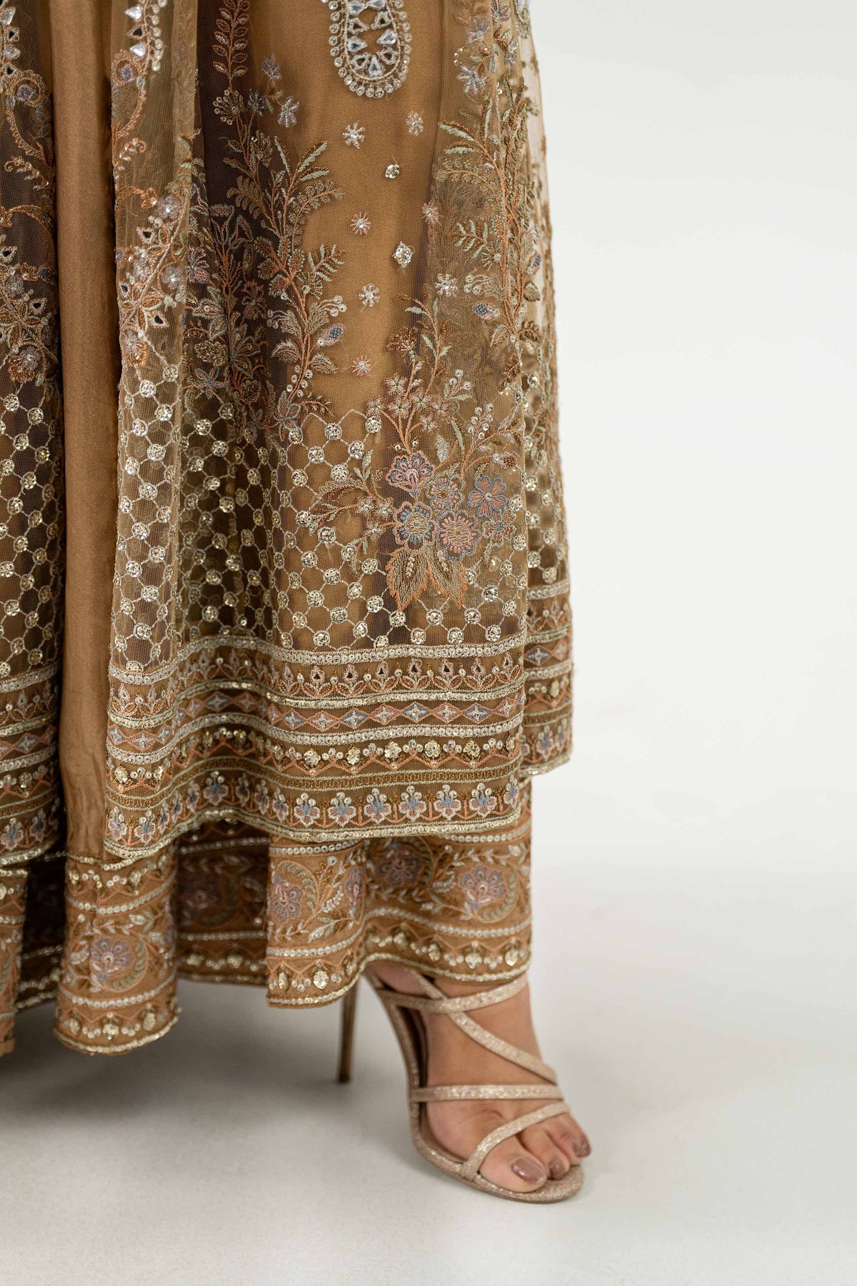 2 Piece - Embroidered Dress - KBS26-91