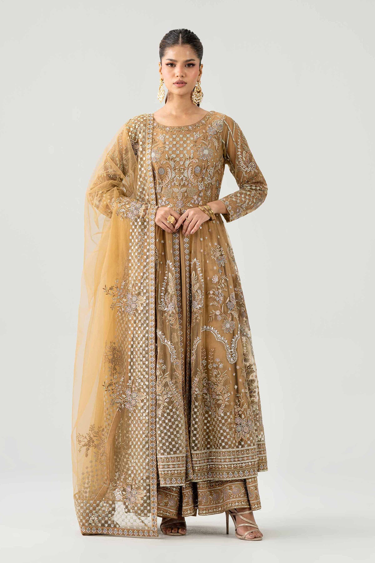 2 Piece - Embroidered Dress - KBS26-91