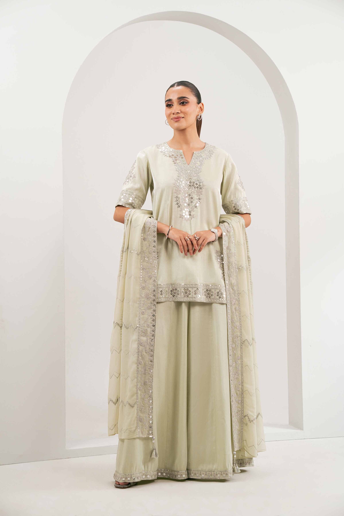 3 Piece - Embroidered Suit - KBW25-31  for Women - Boutique Collection | Nishat | Shop Online