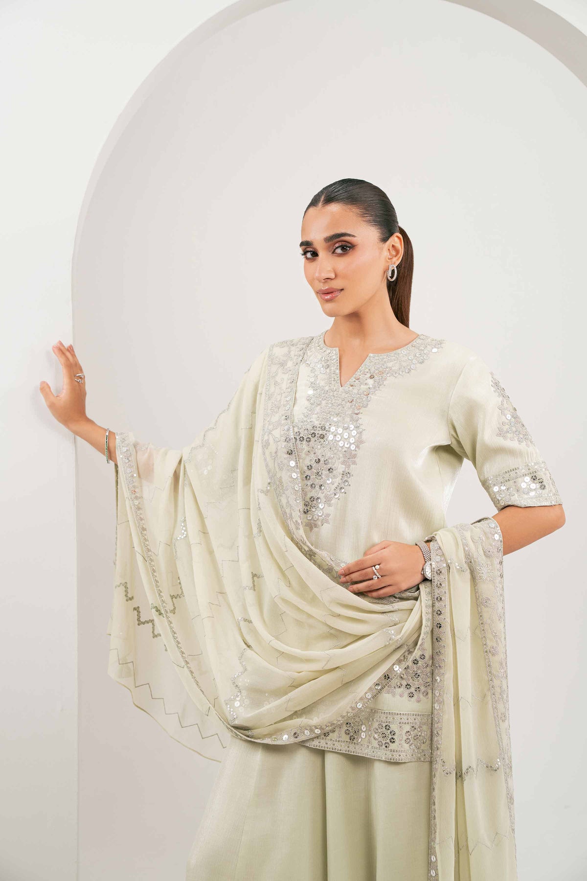 3 Piece - Embroidered Suit - KBW25-31  for Women - Boutique Collection | Nishat | Shop Online