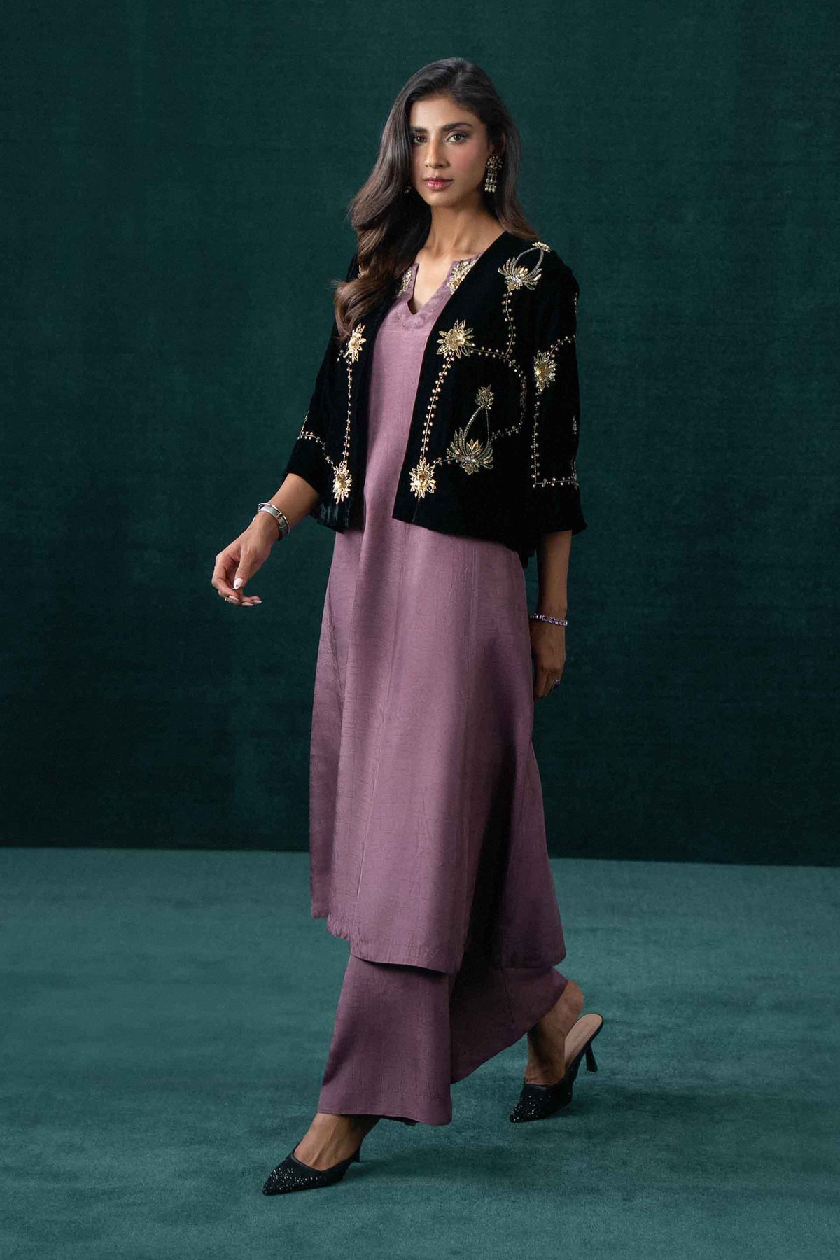 3 Piece - Embroidered Suit - KBW25-42  for Women - Boutique Collection | Nishat | Shop Online