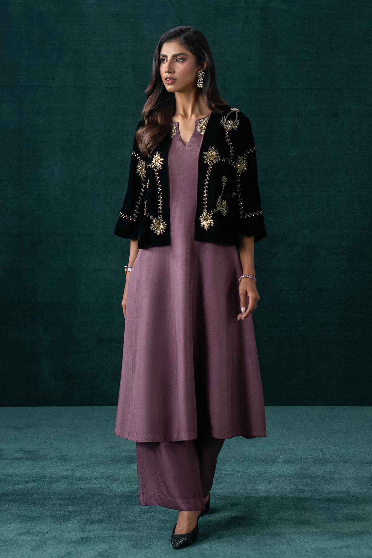 3 Piece - Embroidered Suit - KBW25-42  for Women - Boutique Collection | Nishat | Shop Online