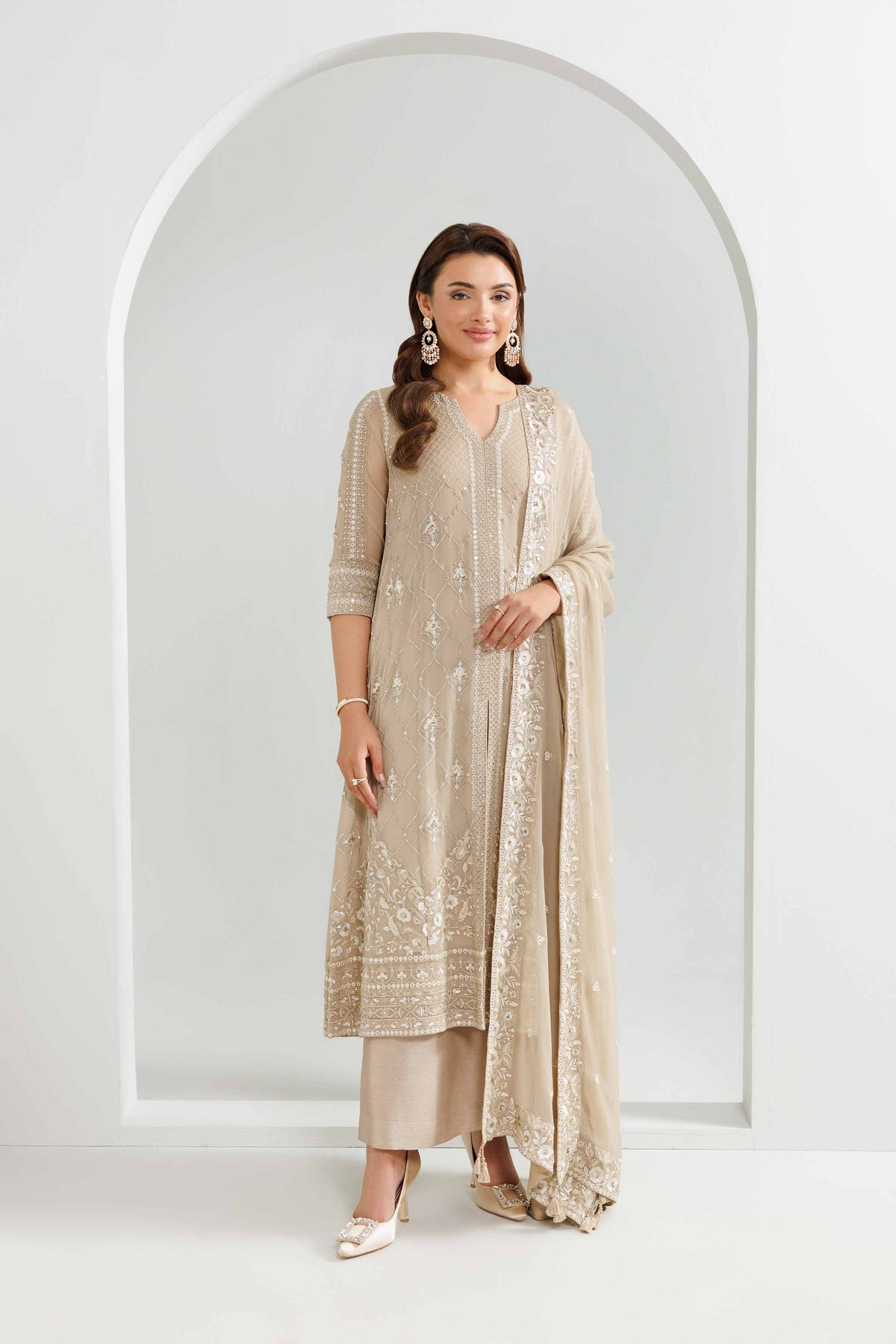 3 Piece - Embroidered Suit - KBW25-81  for Women - Boutique Collection | Nishat | Shop Online