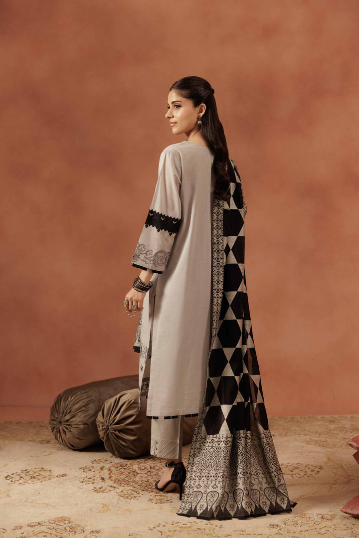 3 Piece - Embroidered Suit - KFE25-125 for Women - Luxury Pret Collection | Nishat | Shop Online