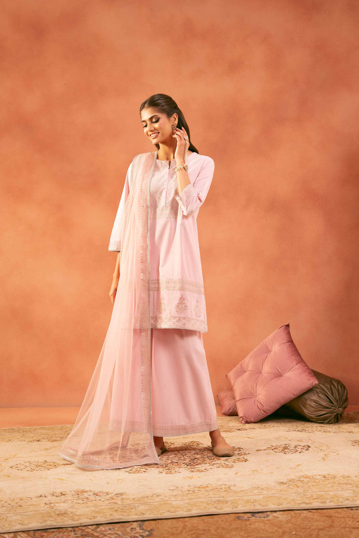 3 Piece - Embroidered Suit - KFE25-160 for Women - Luxury Pret Collection | Nishat | Shop Online