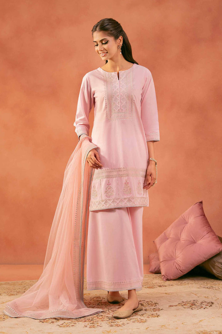 3 Piece - Embroidered Suit - KFE25-160 for Women - Luxury Pret Collection | Nishat | Shop Online