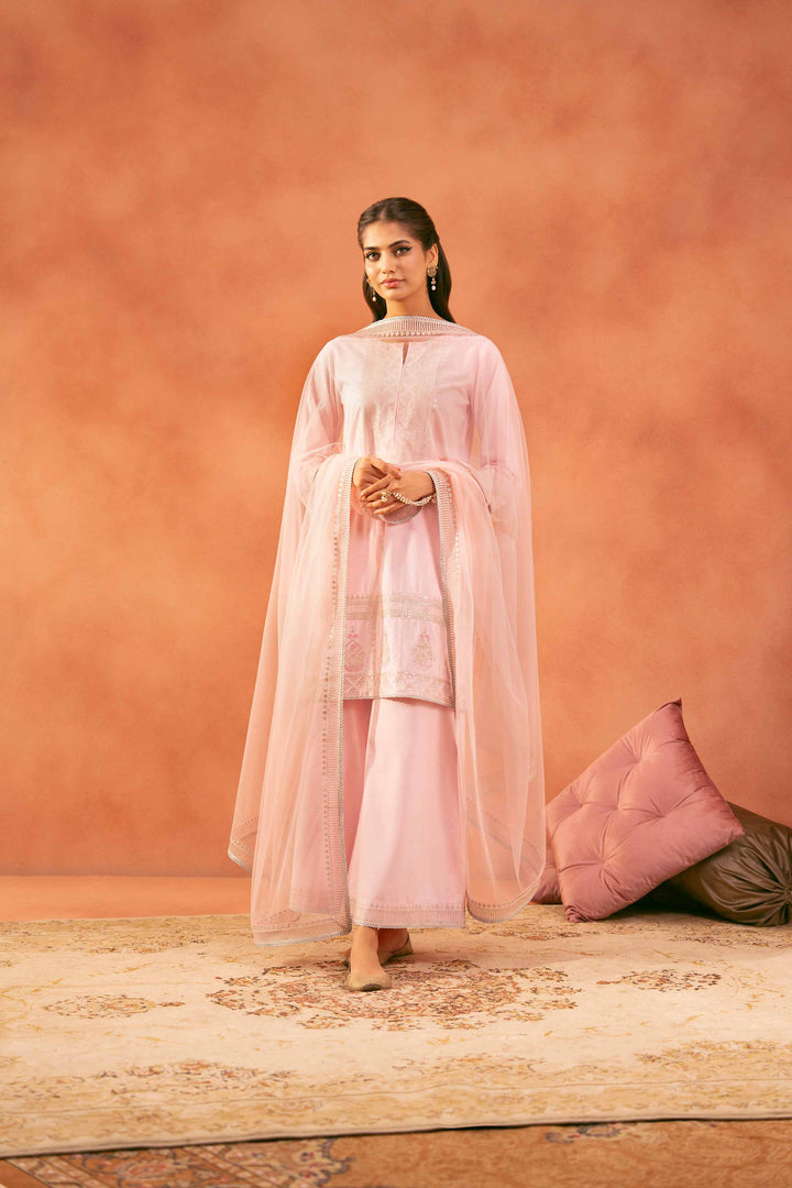 3 Piece - Embroidered Suit - KFE25-160 for Women - Luxury Pret Collection | Nishat | Shop Online