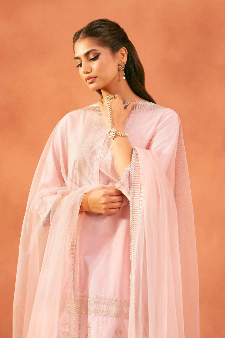 3 Piece - Embroidered Suit - KFE25-160 for Women - Luxury Pret Collection | Nishat | Shop Online