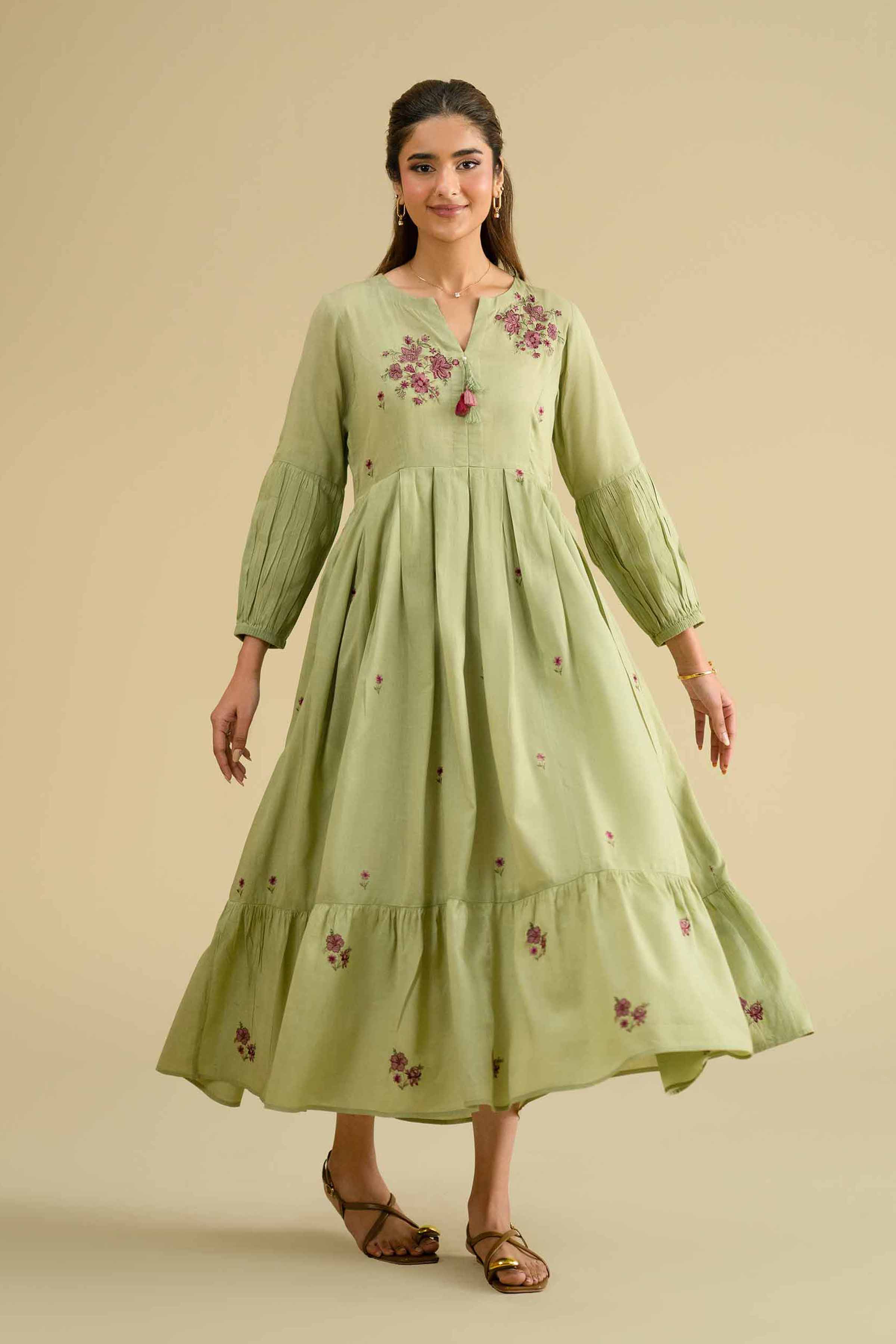 Embroidered Dress - KFE26-06 Luxury Pret Summer 2026 ( February )