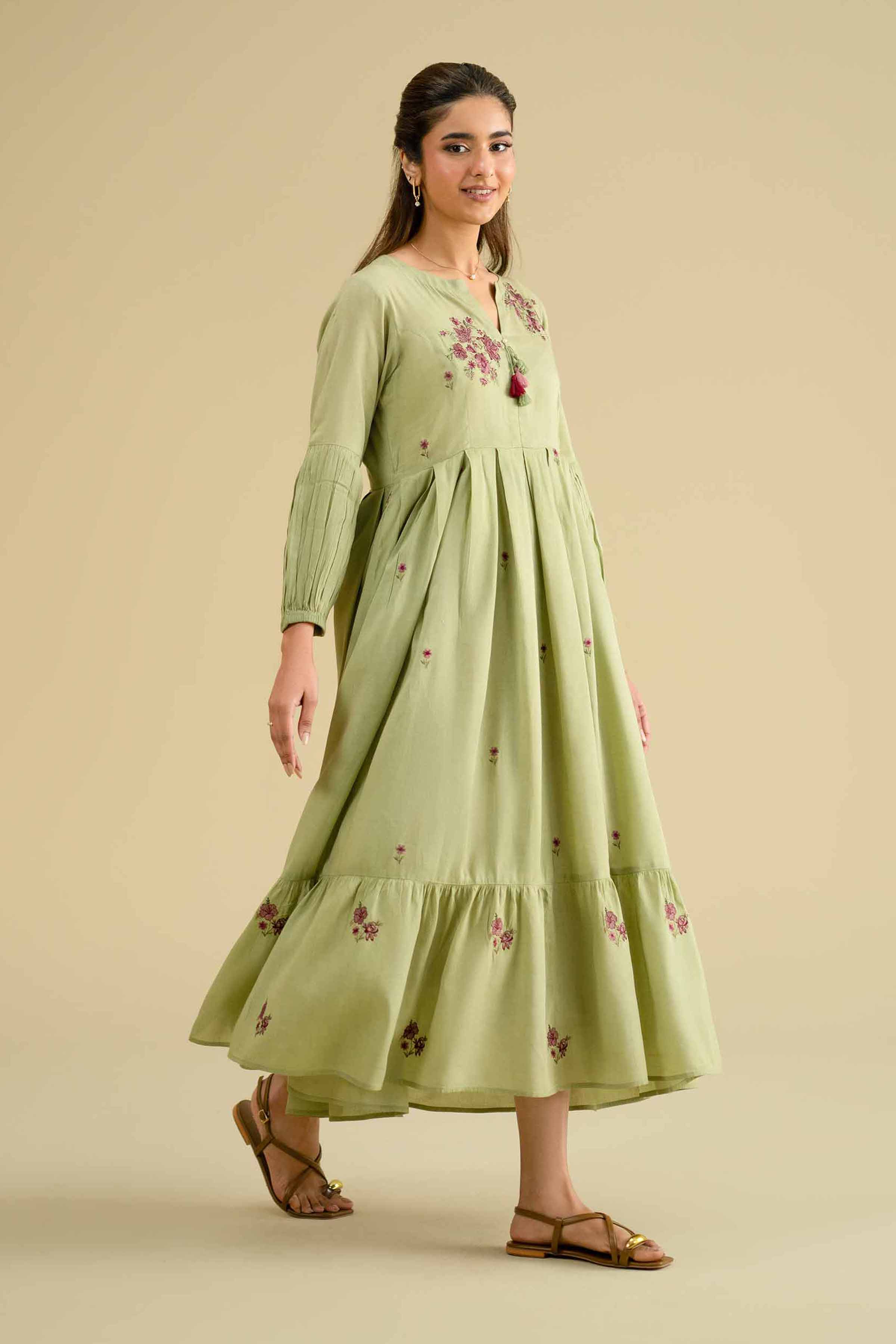 Embroidered Dress - KFE26-06 Luxury Pret Summer 2026 ( February )