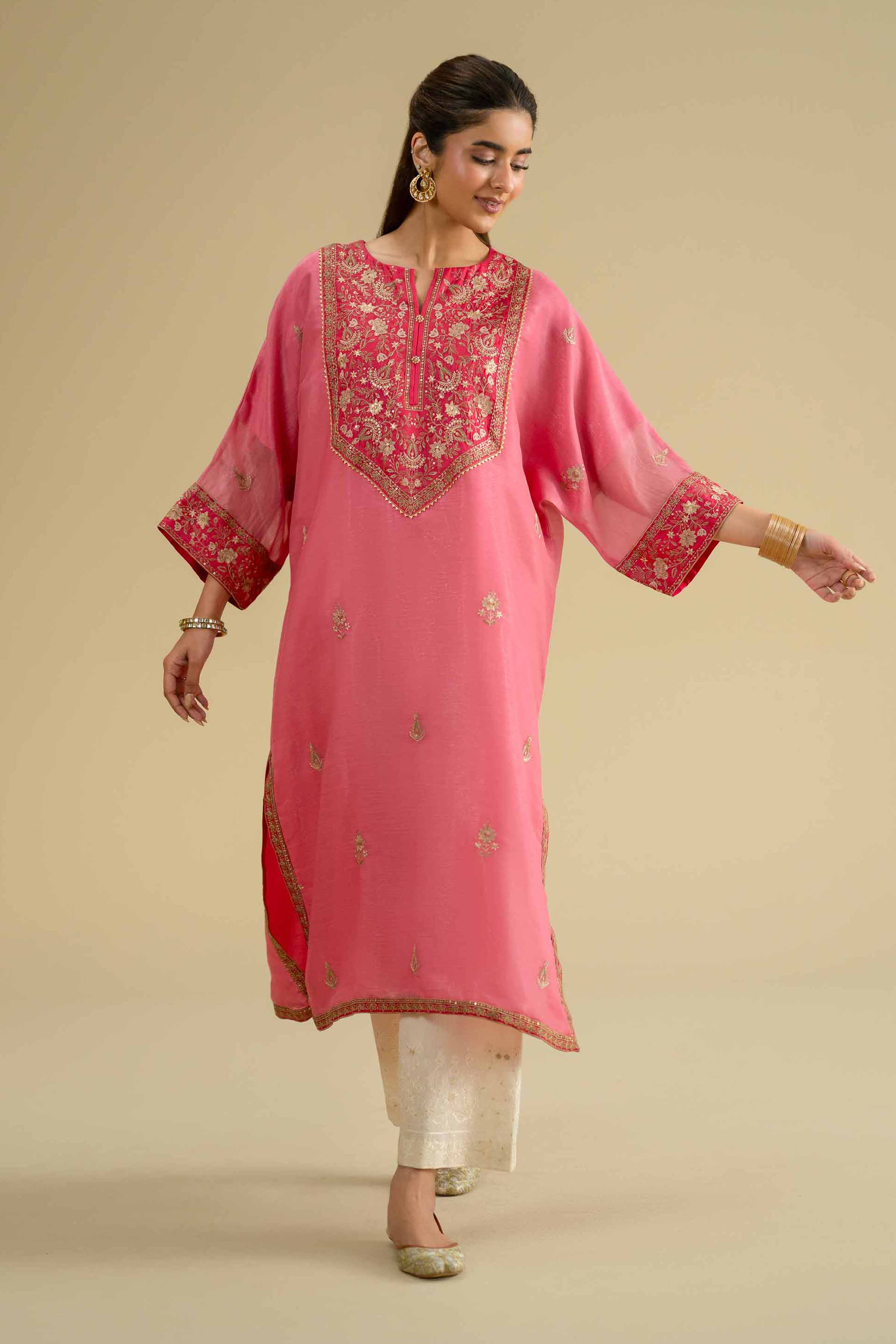Embroidered Shirt - KFE26-07 for Women - Pret Collection | Nishat | Shop Online
