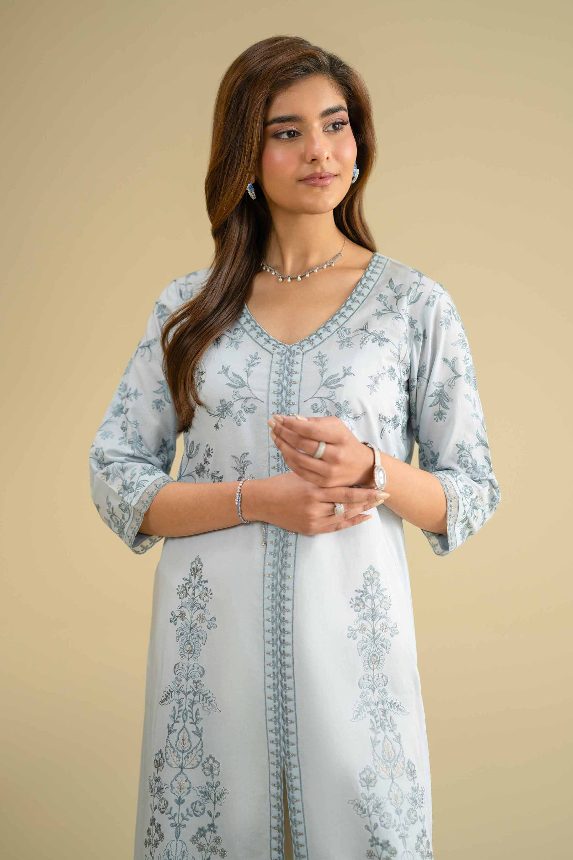 Embroidered Shirt - KFE26-08 for Women - Pret Collection | Nishat | Shop Online