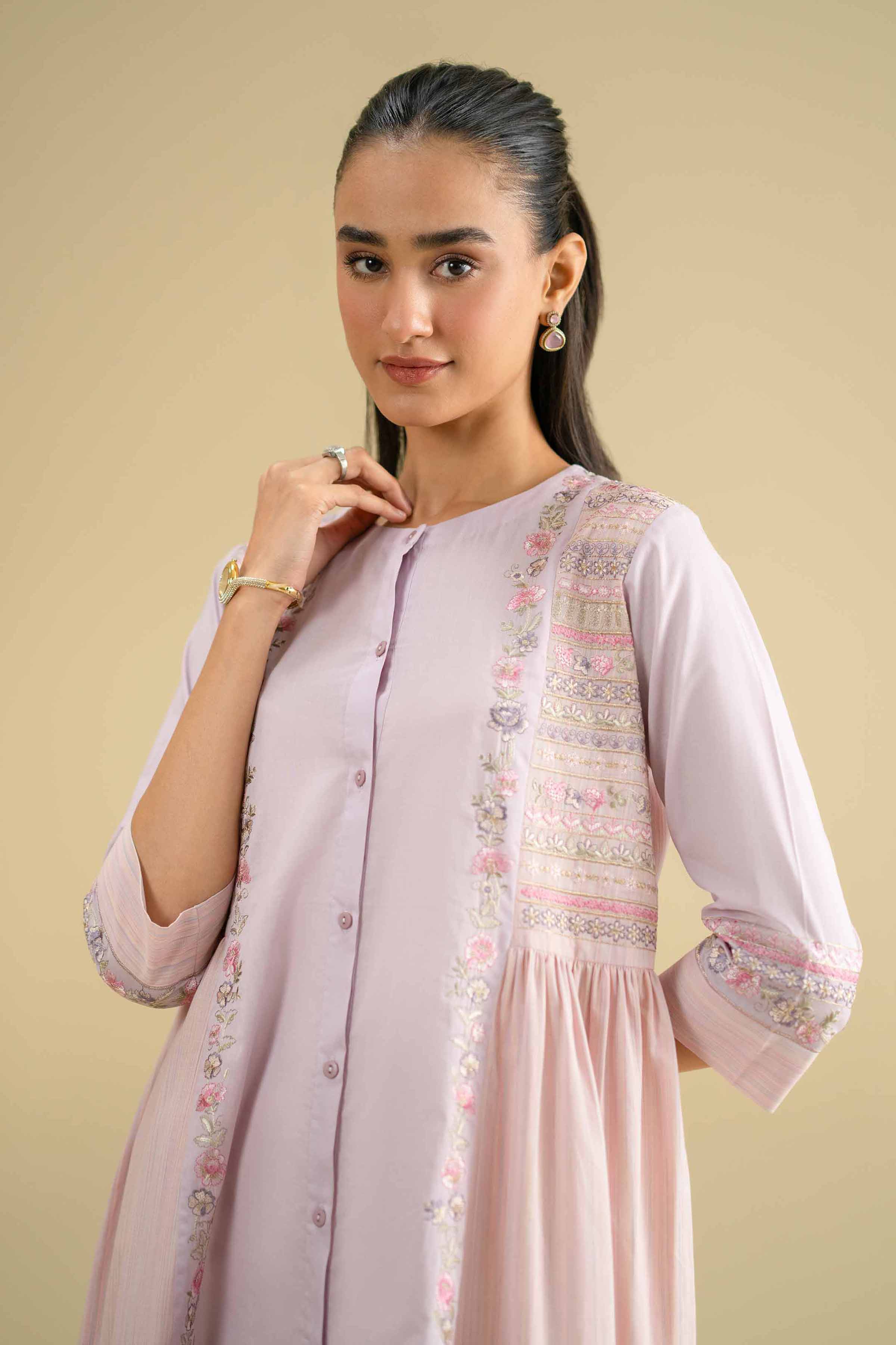 Embroidered Dress - KFE26-09 for Women - Pret Collection | Nishat | Shop Online