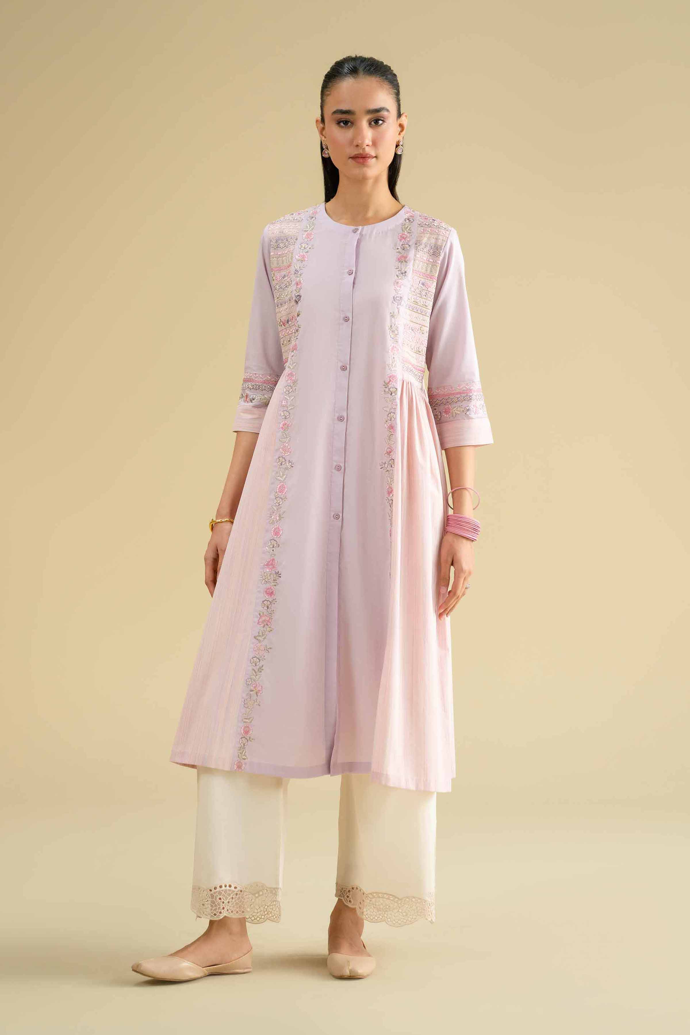 Embroidered Dress - KFE26-09 for Women - Pret Collection | Nishat | Shop Online