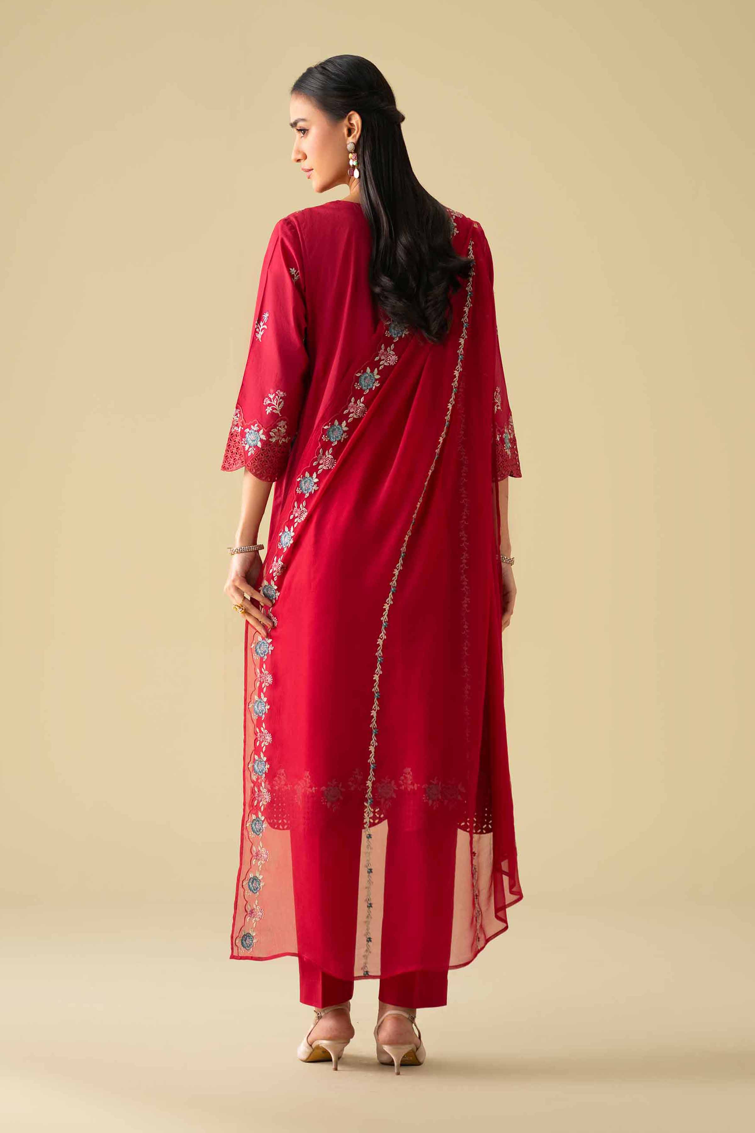 3 Piece - Embroidered Suit - KFE26-100 for Women - Pret Collection | Nishat | Shop Online