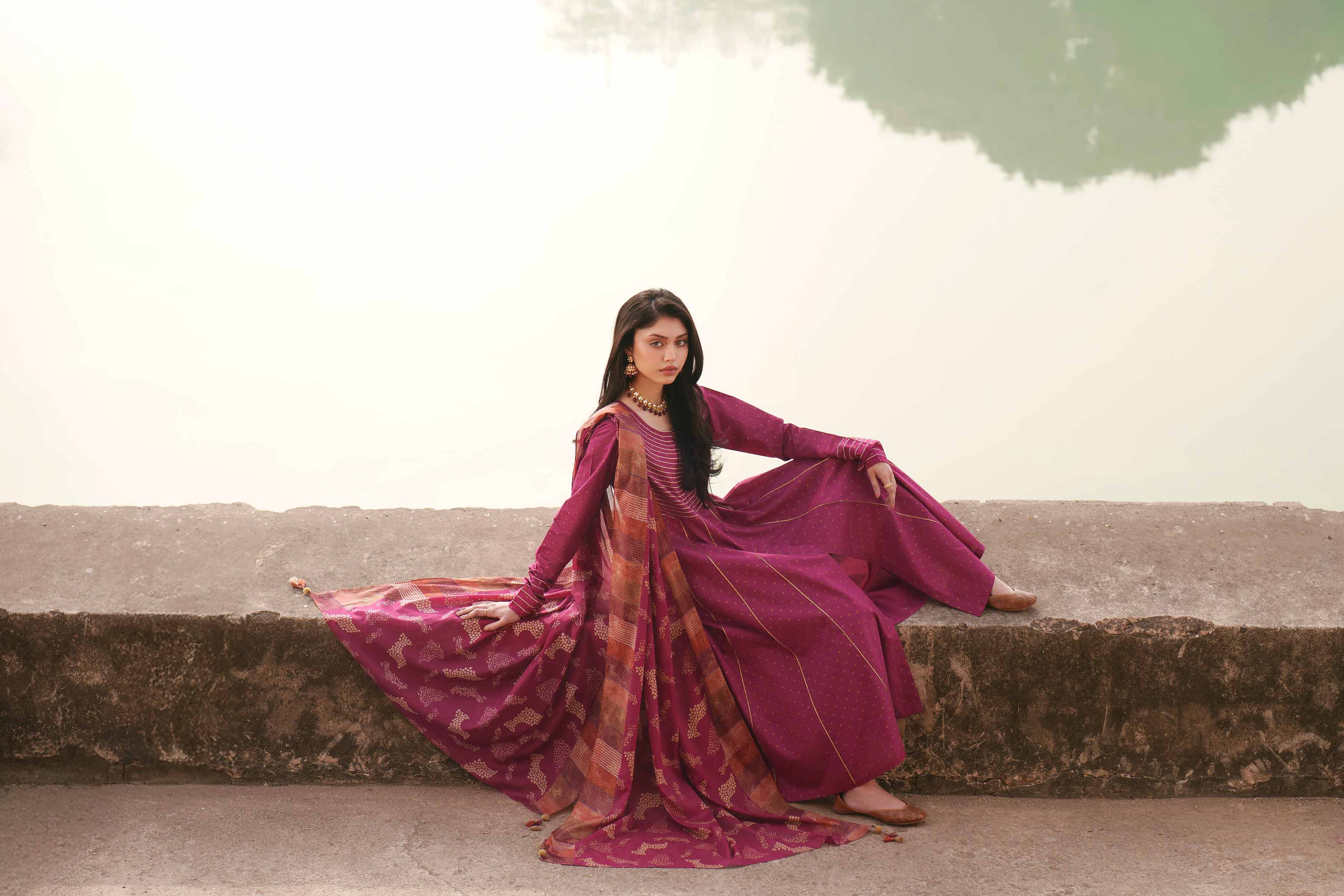 3 Piece - Embroidered Suit - KFE26-113 for Women - Pret Collection | Nishat | Shop Online