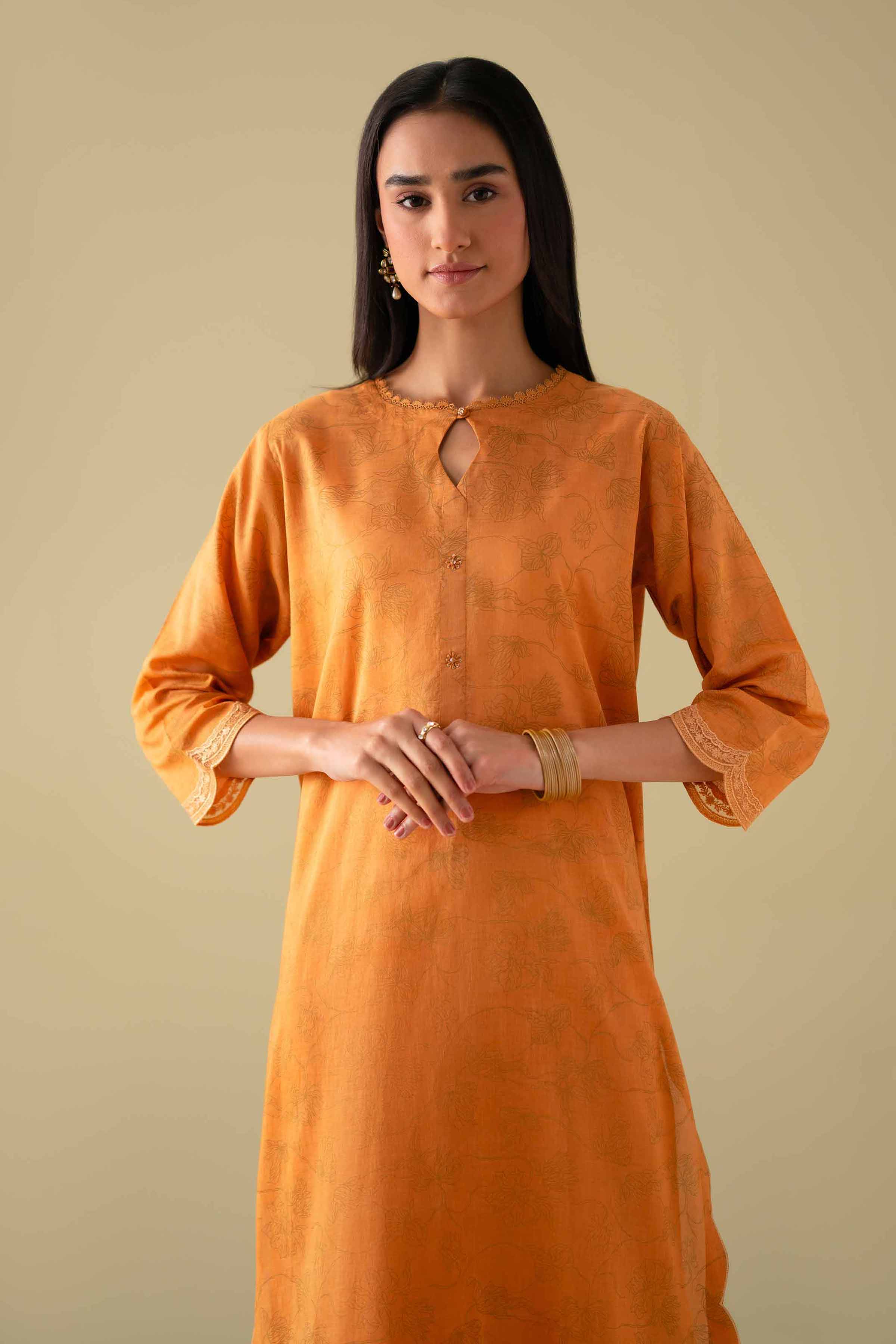 3 Piece - Printed Embroidered Suit - KFE26-115 for Women - Pret Collection | Nishat | Shop Online