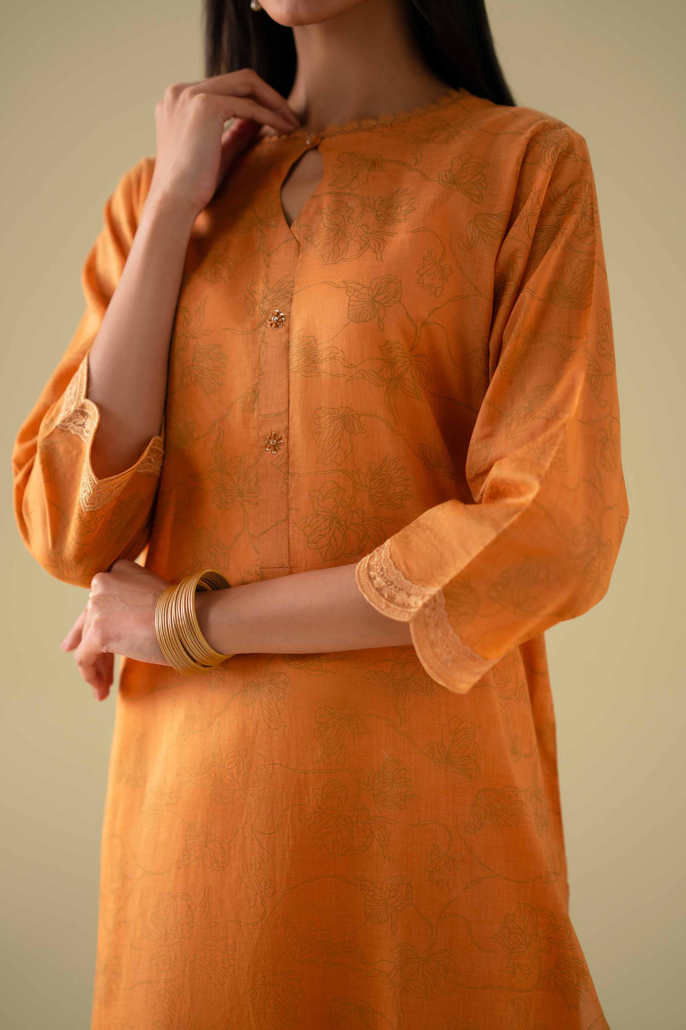 3 Piece - Printed Embroidered Suit - KFE26-115 for Women - Pret Collection | Nishat | Shop Online