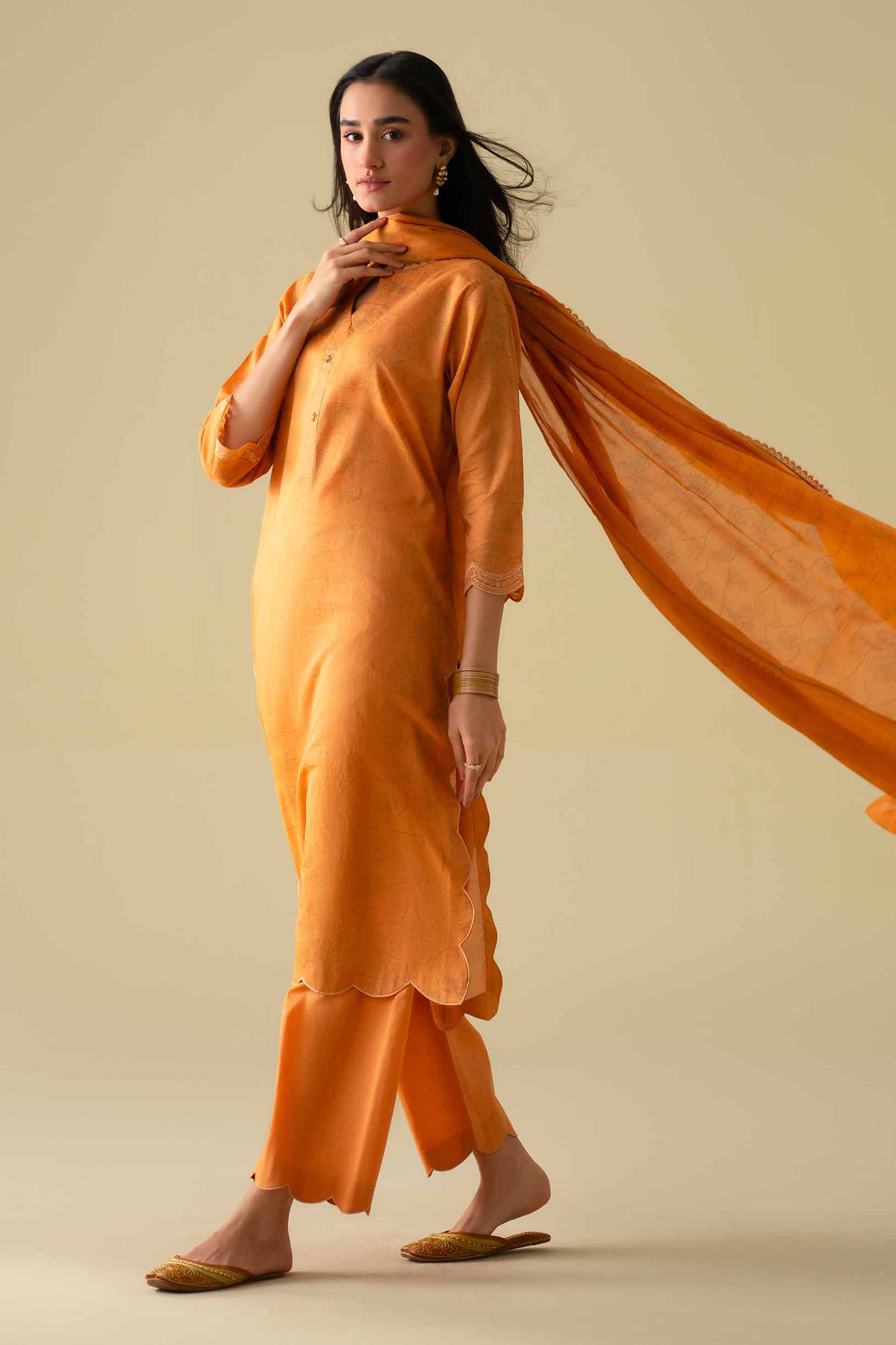 3 Piece - Printed Embroidered Suit - KFE26-115 for Women - Pret Collection | Nishat | Shop Online