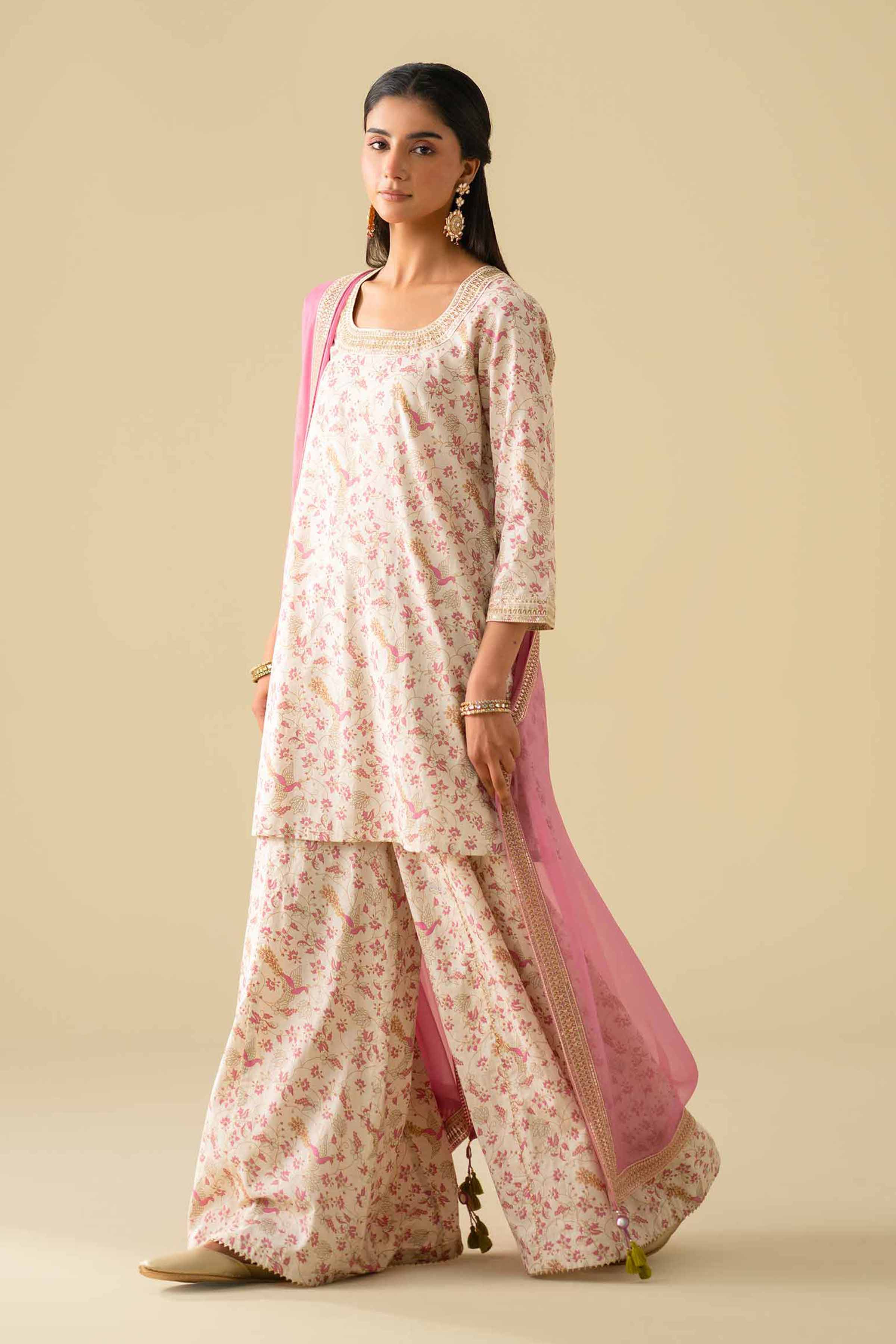 3 Piece - Printed Embroidered Suit - KFE26-117 for Women - Pret Collection | Nishat | Shop Online