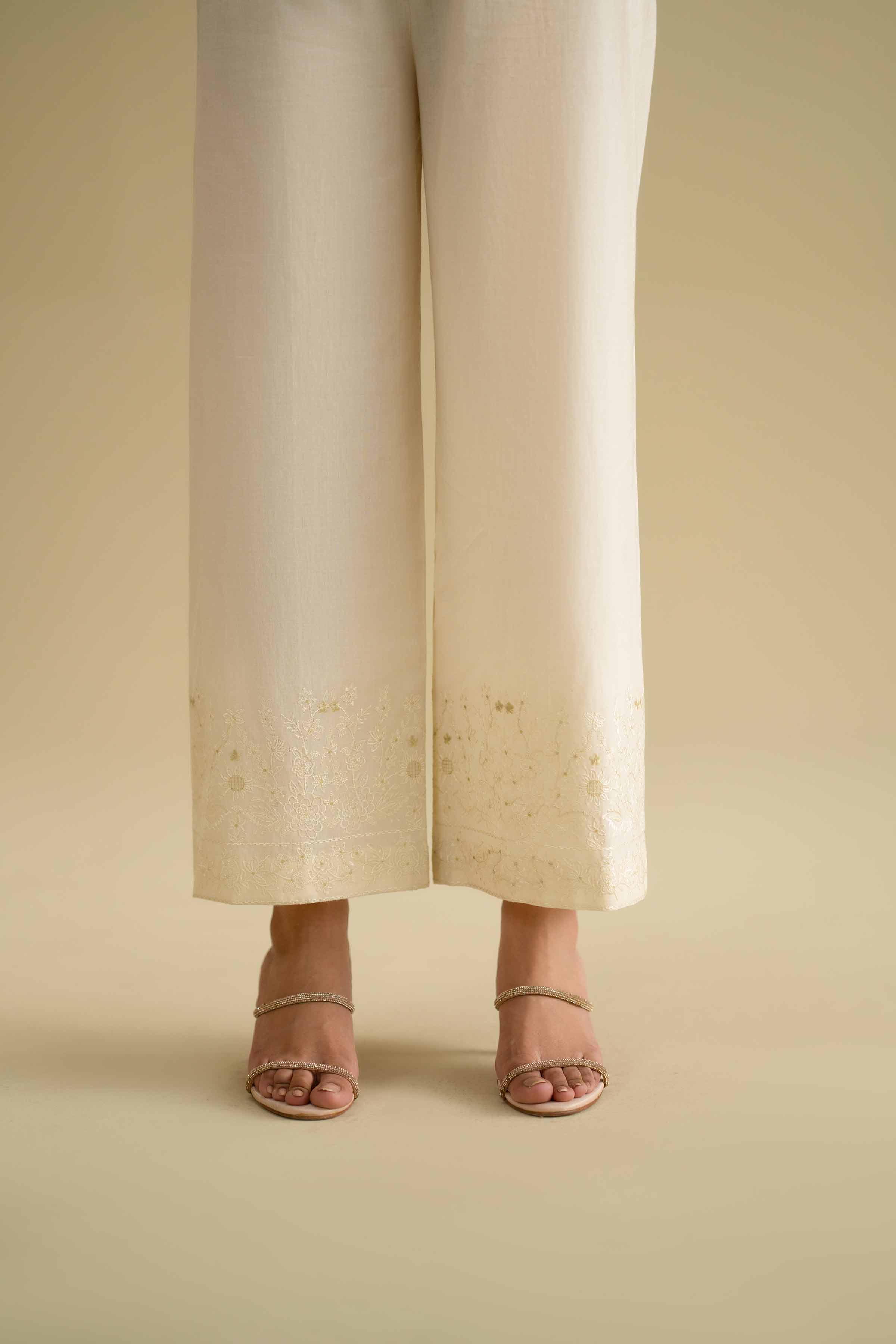 Embroidered Culottes - KFE26-126 for Women - Pret Collection | Nishat | Shop Online