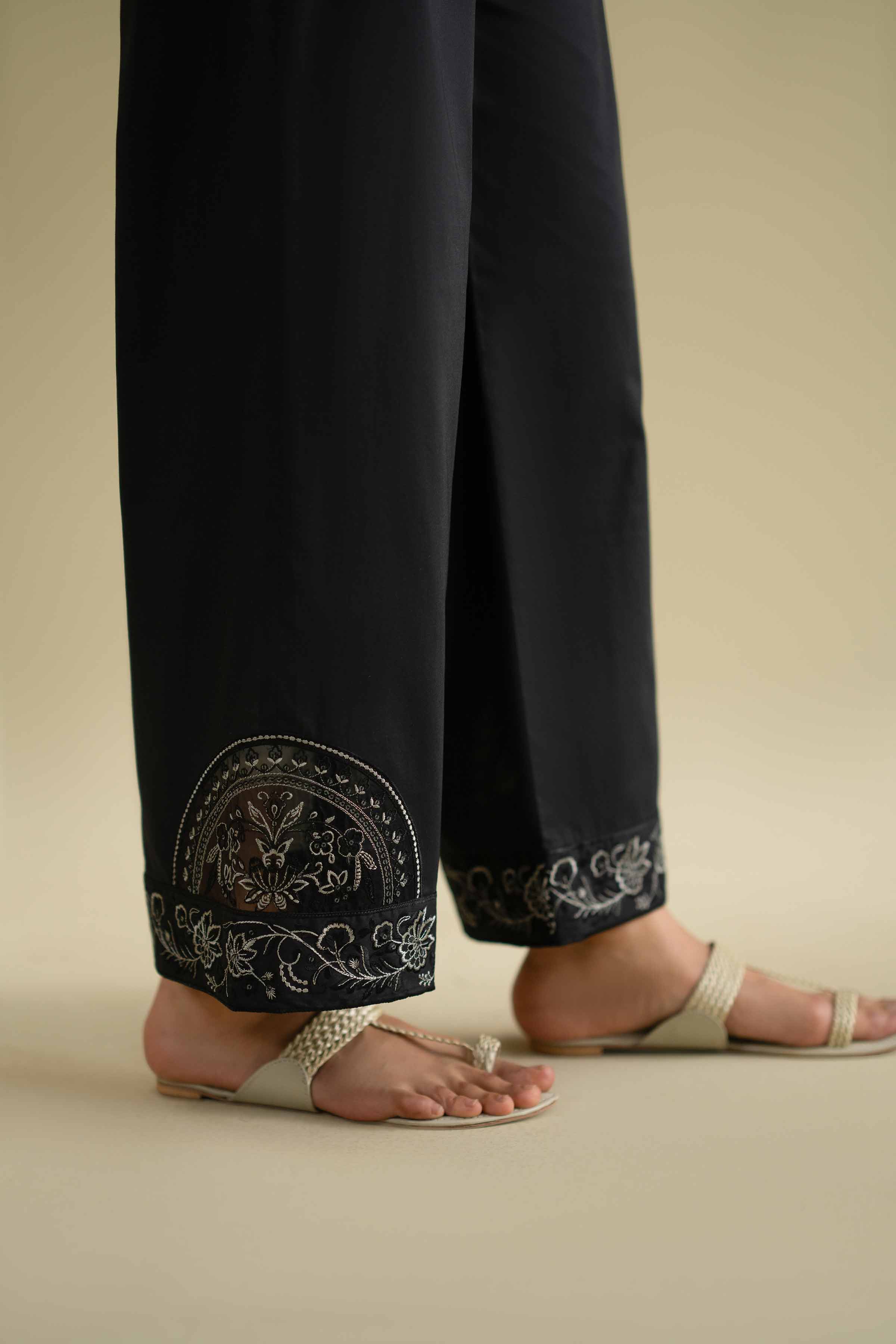 Embroidered Pants - KFE26-127 for Women - Pret Collection | Nishat | Shop Online
