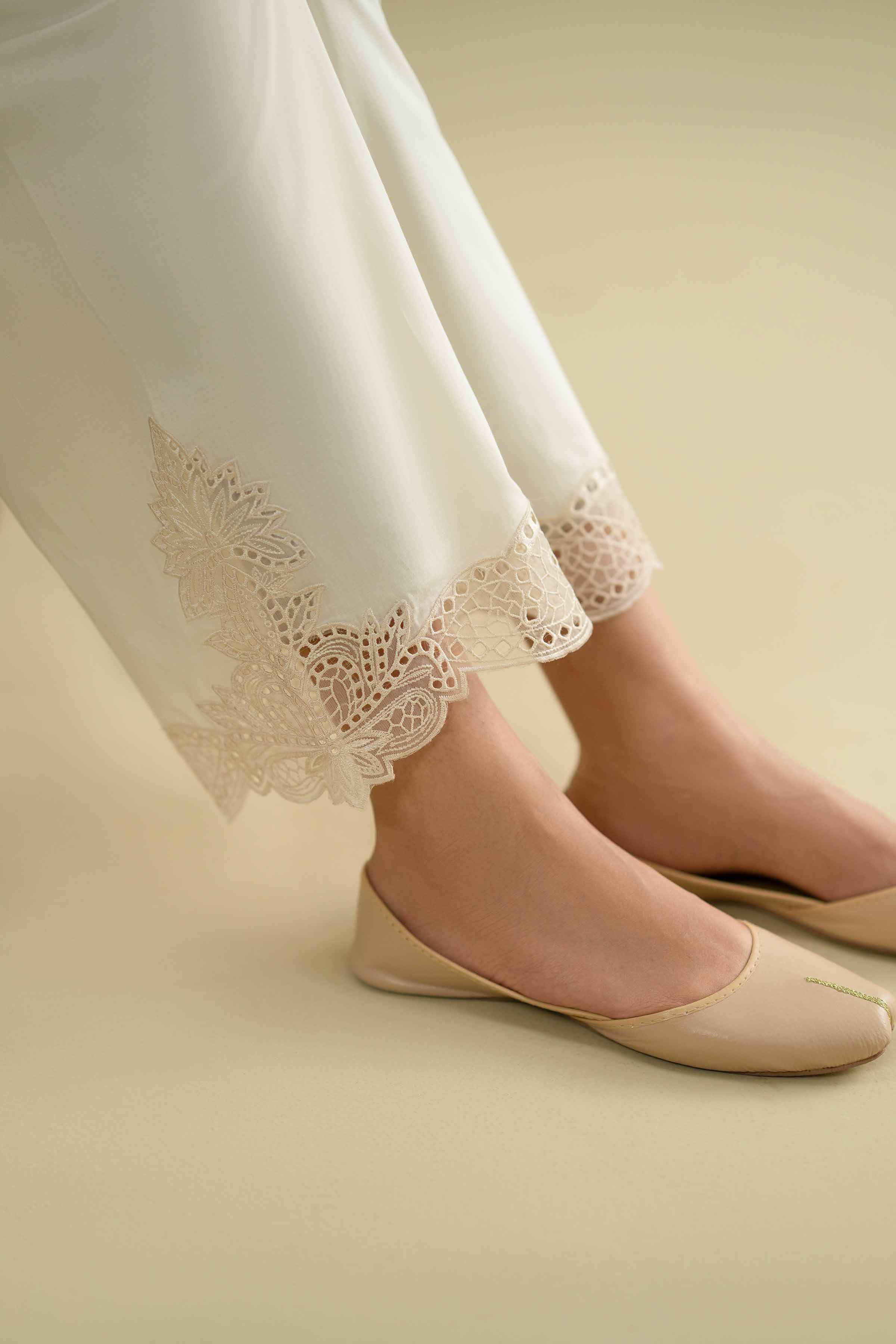 Embroidered Pants - KFE26-129 for Women - Pret Collection | Nishat | Shop Online