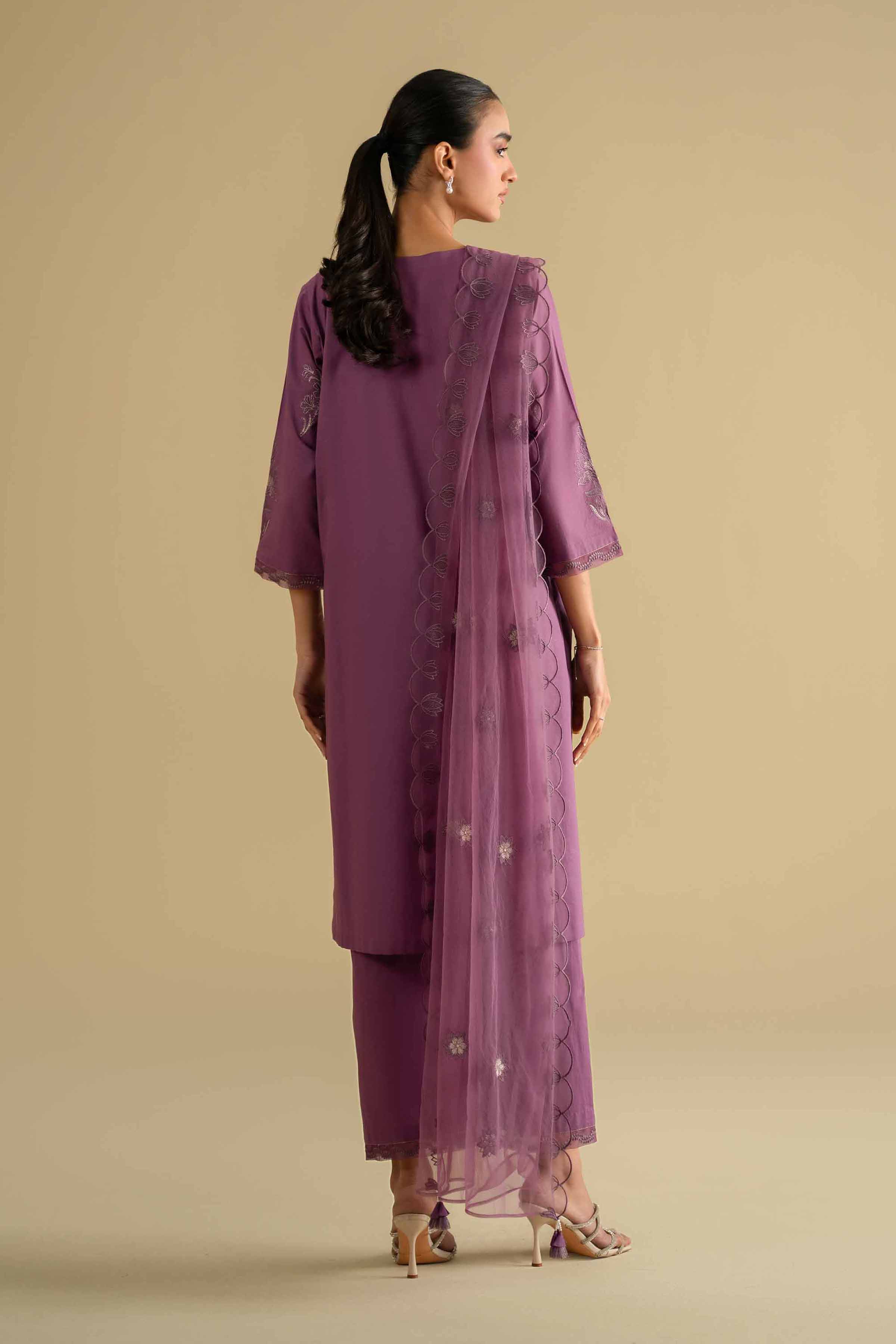 3 Piece - Embroidered Suit - KFE26-131 for Women - Pret Collection | Nishat | Shop Online