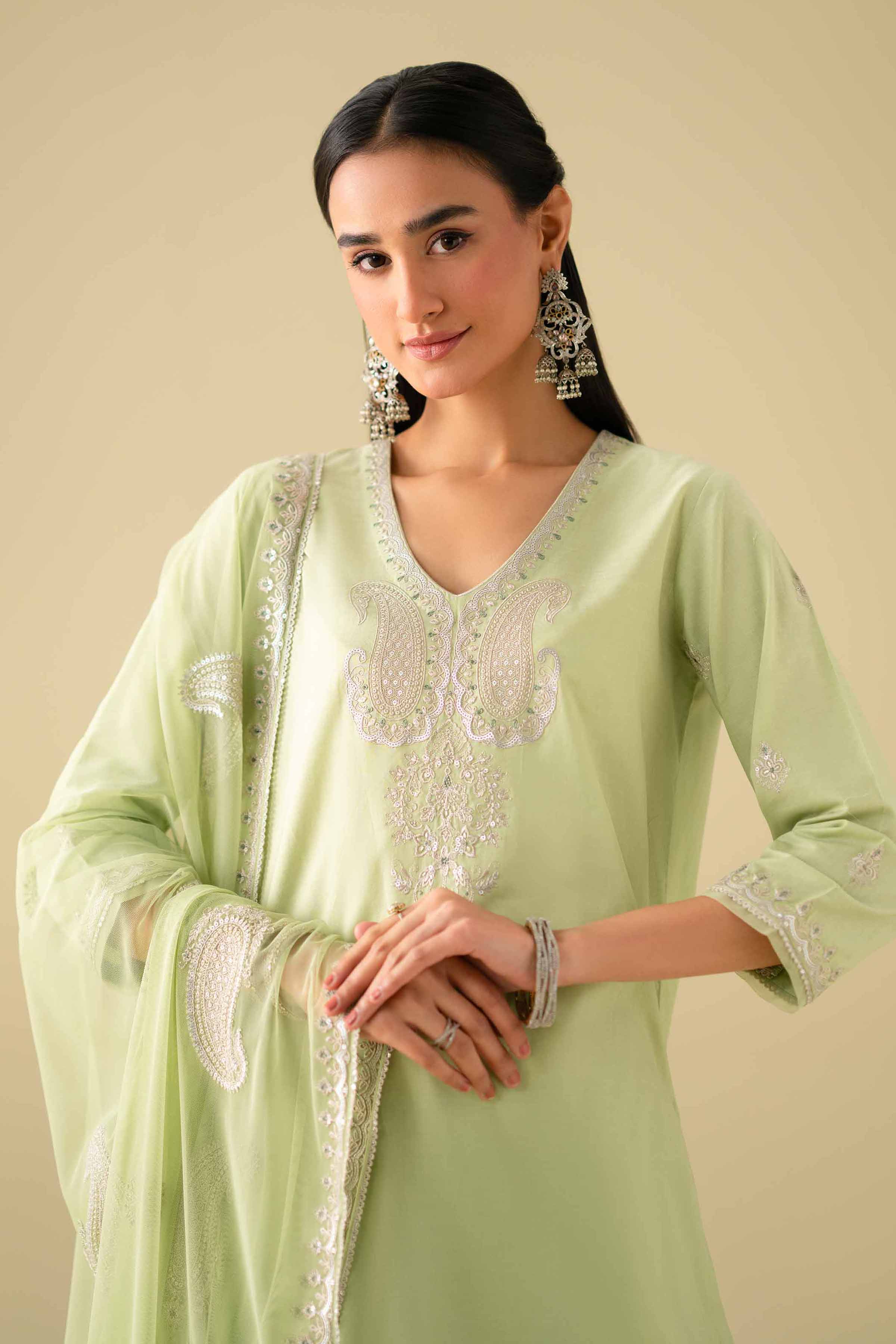 3 Piece - Embroidered Suit - KFE26-132 for Women - Pret Collection | Nishat | Shop Online