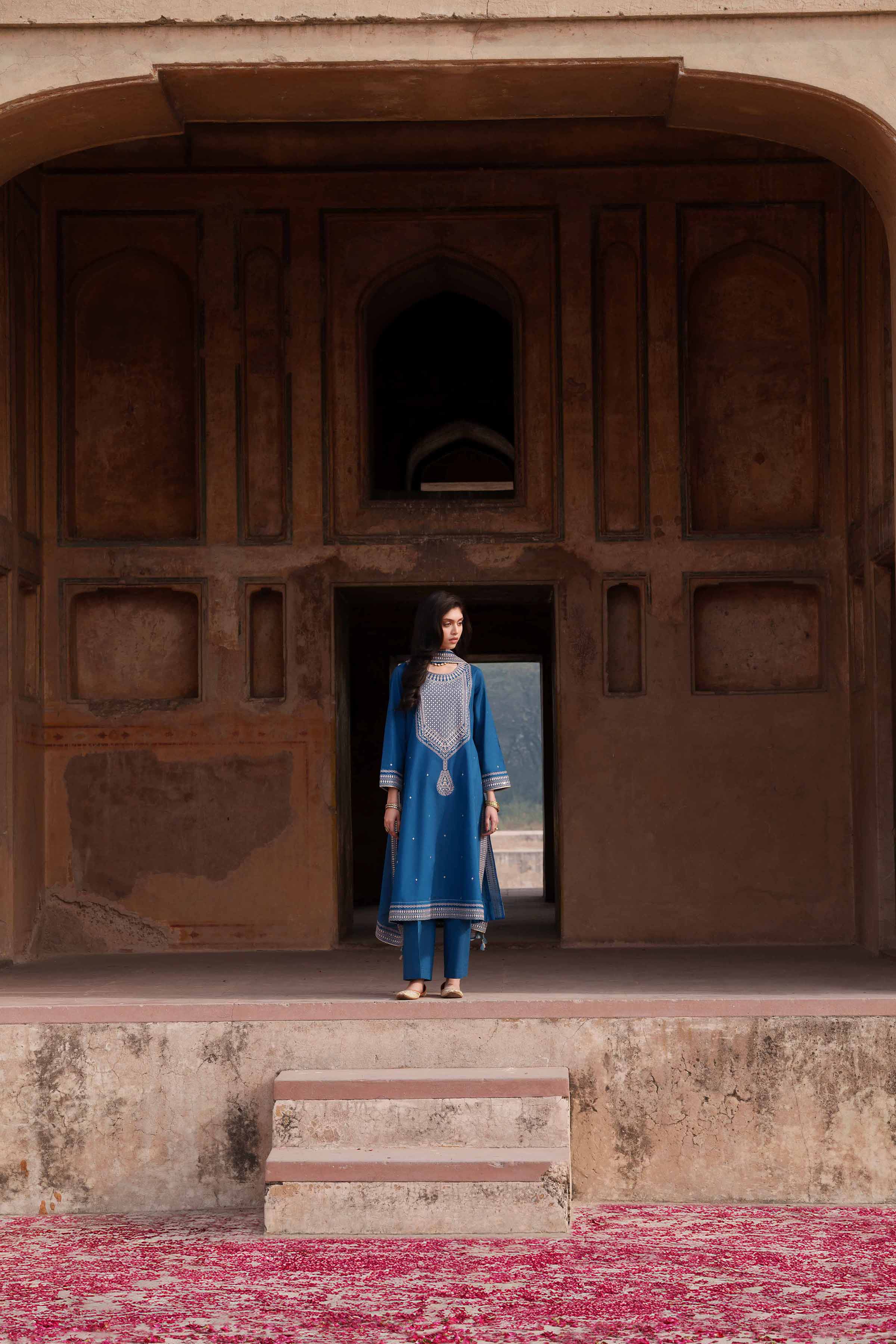 3 Piece - Embroidered Suit - KFE26-133 for Women - Pret Collection | Nishat | Shop Online