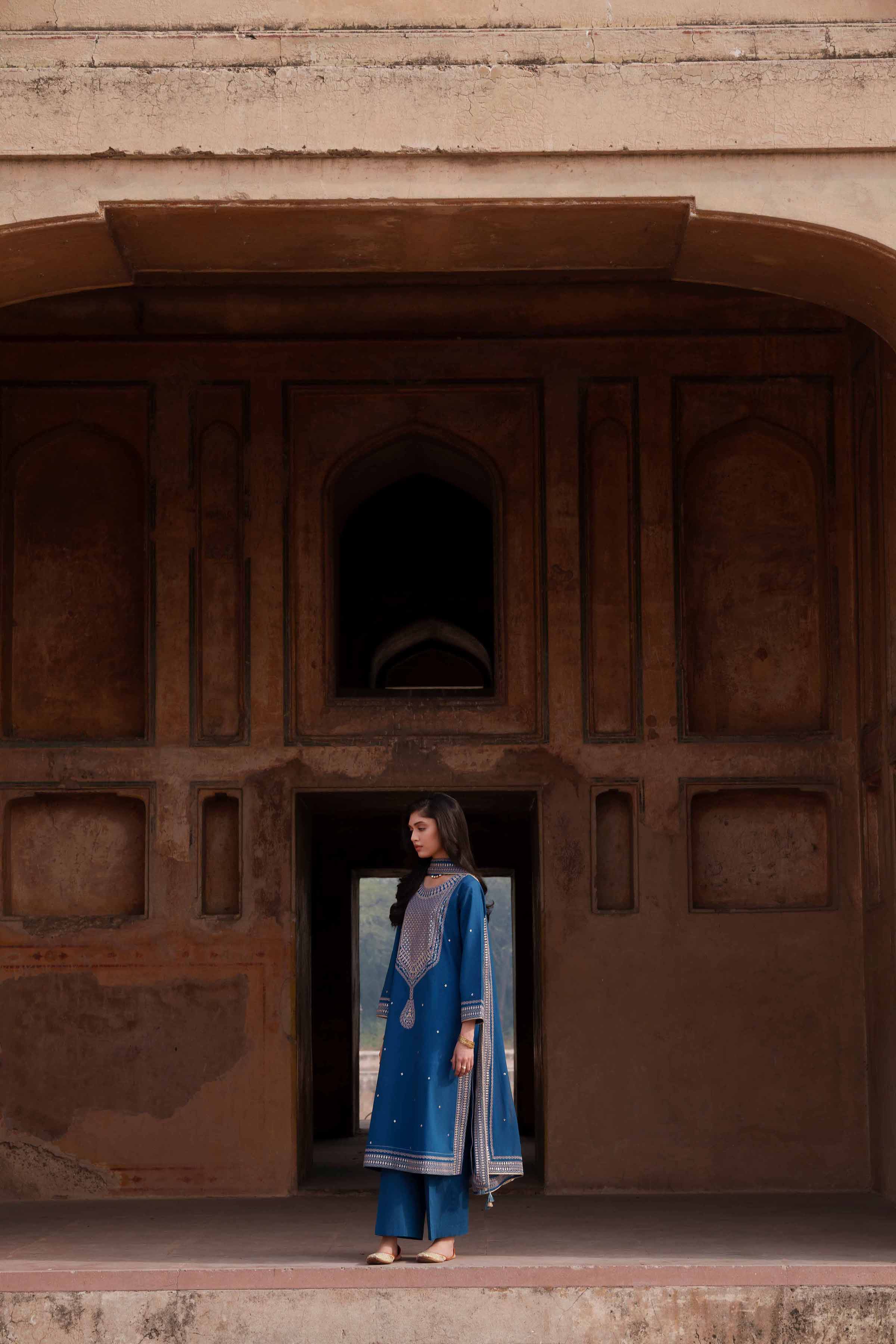 3 Piece - Embroidered Suit - KFE26-133 for Women - Pret Collection | Nishat | Shop Online