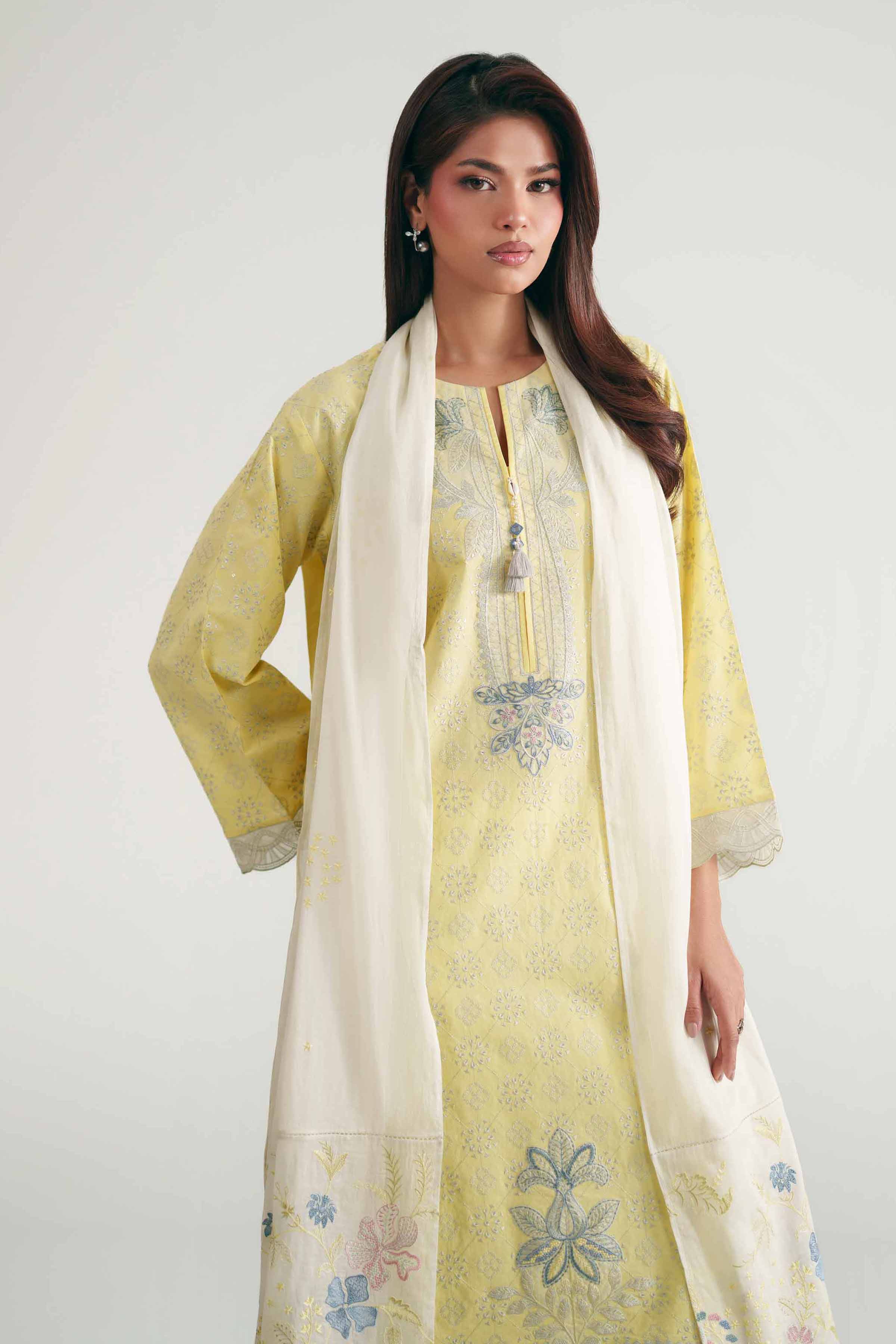 2 Piece - Embroidered Suit - KFE26-144