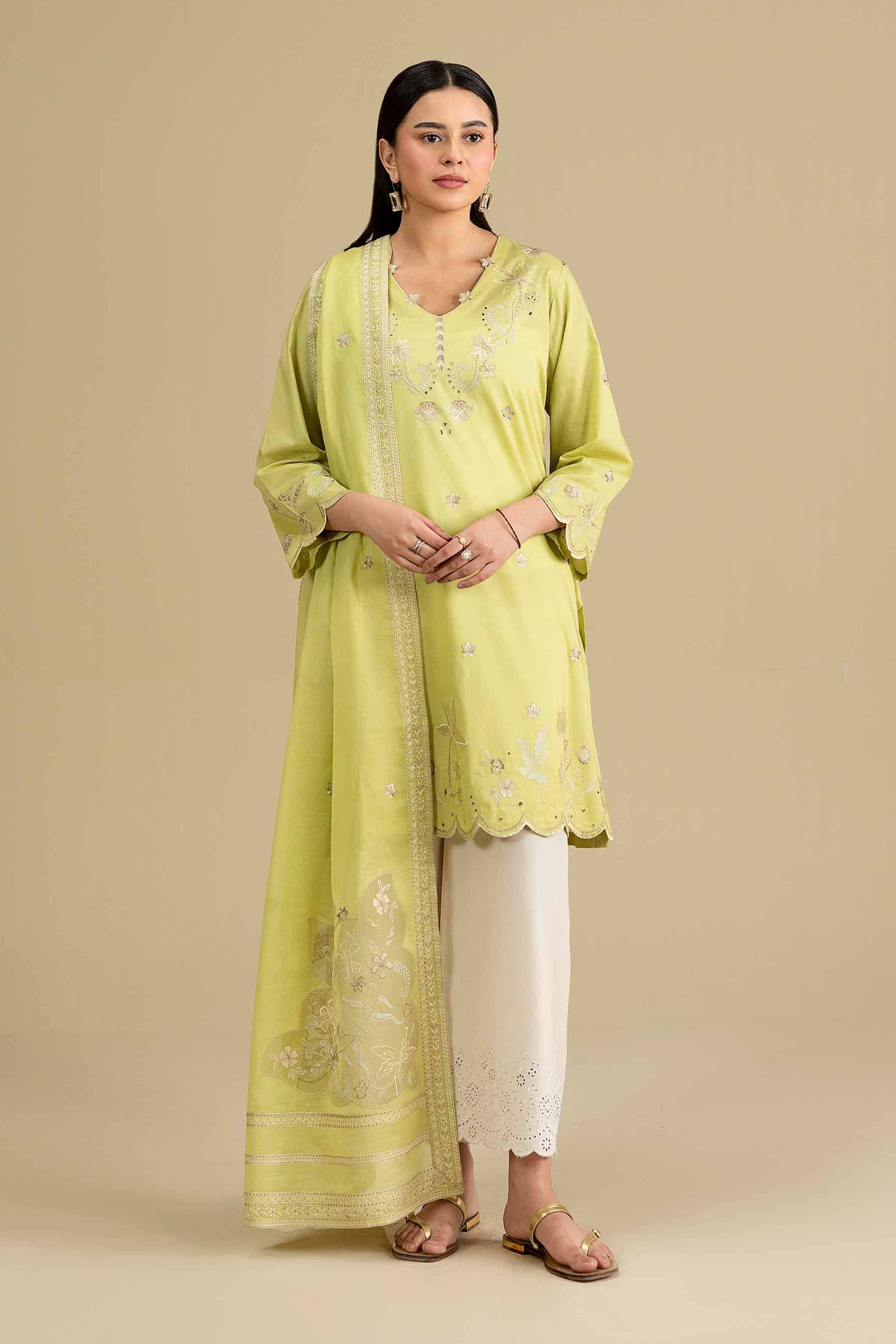 2 Piece - Embroidered Suit - KFE26-145