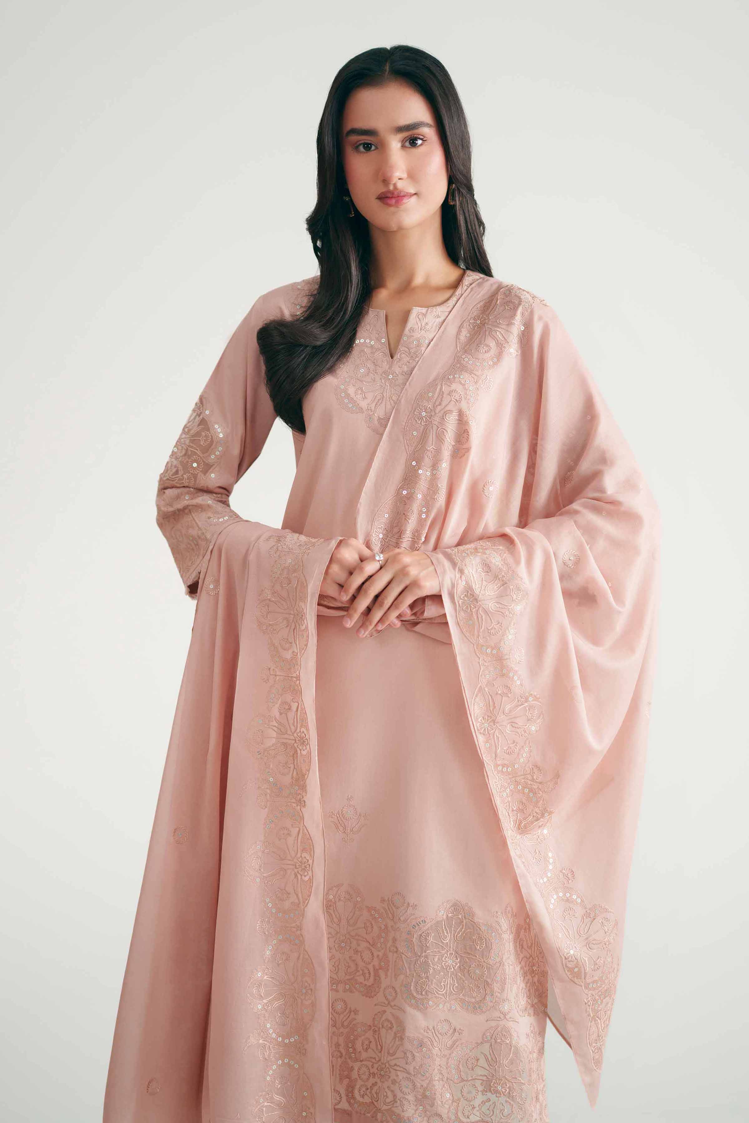 2 Piece - Embroidered Suit - KFE26-146