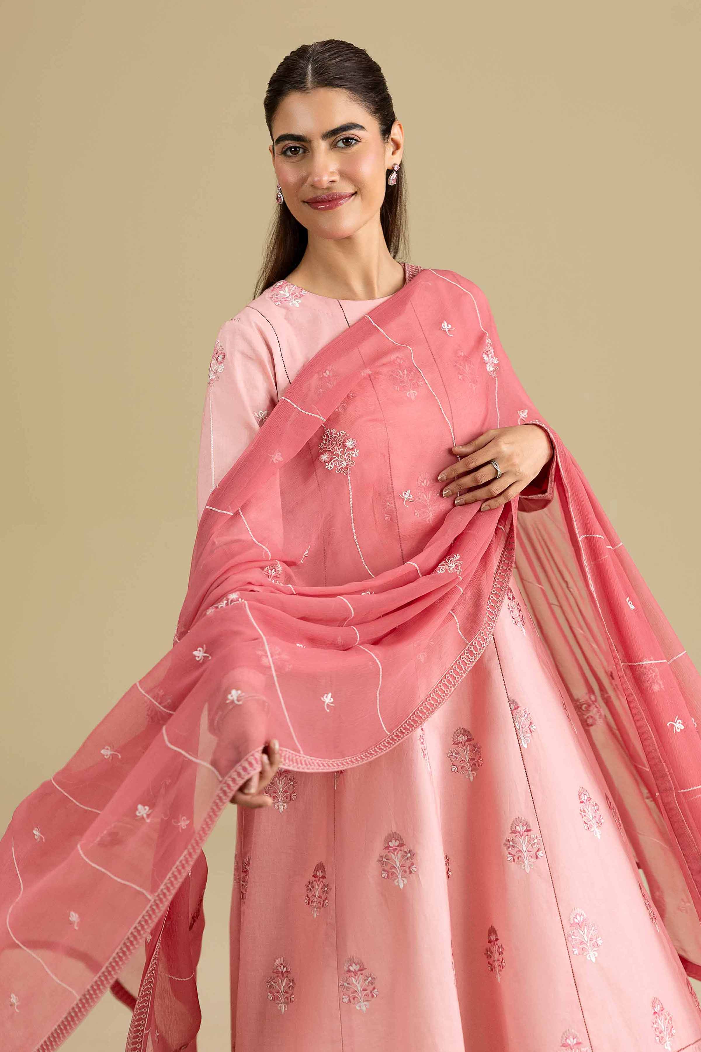 2 Piece - Embroidered Suit - KFE26-148