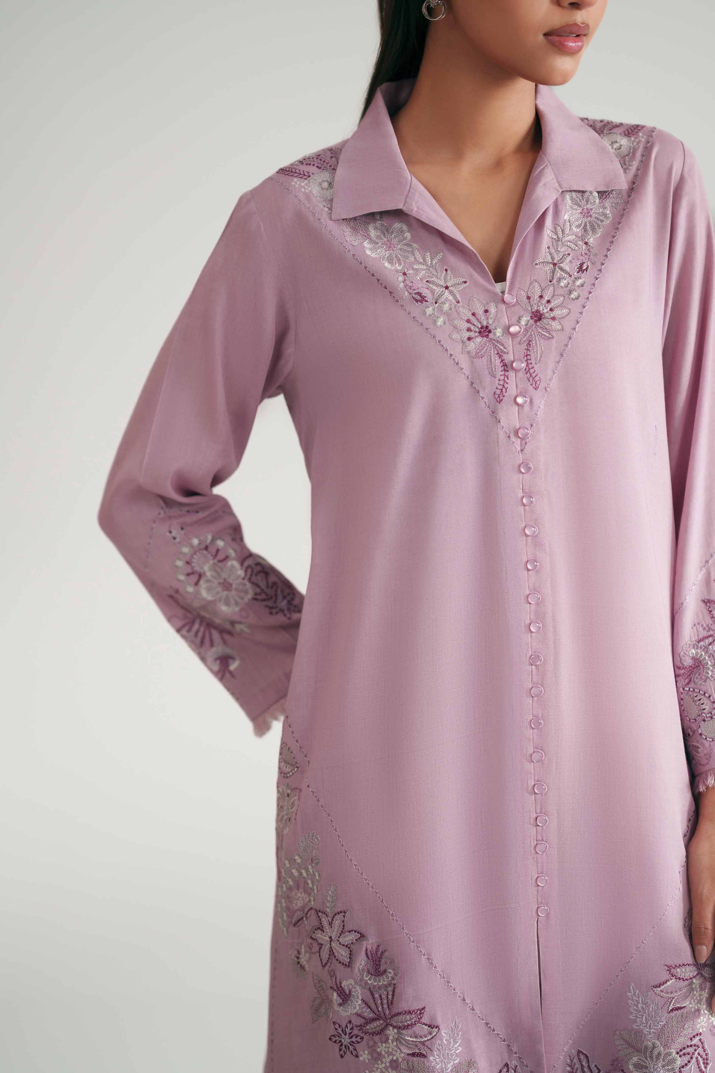 2 Piece - Embroidered Suit - KFE26-152