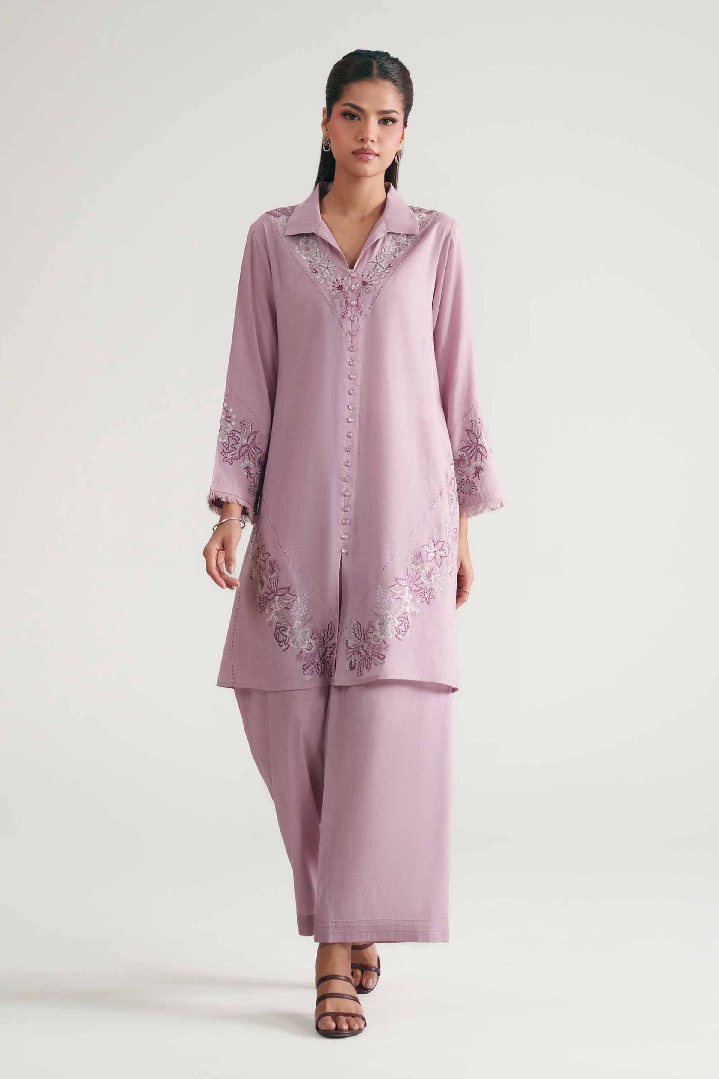 2 Piece - Embroidered Suit - KFE26-152