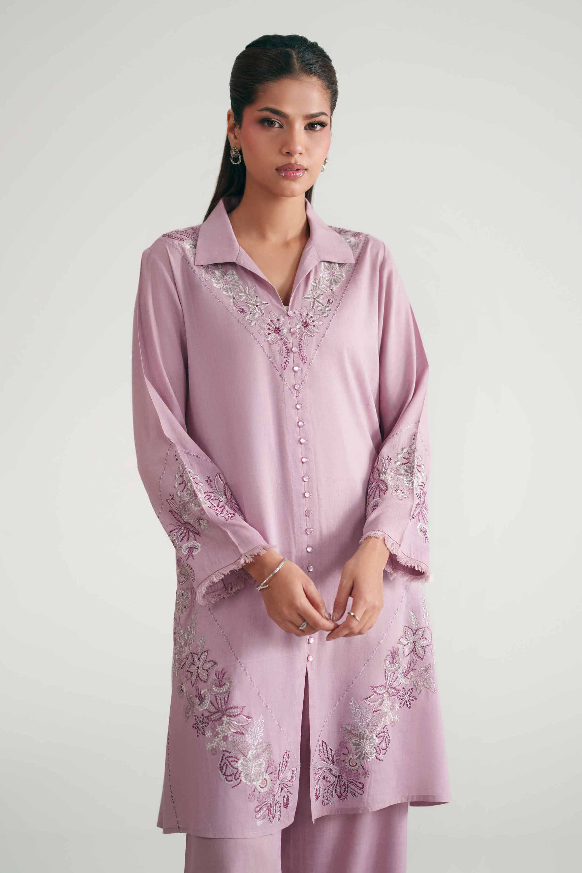 2 Piece - Embroidered Suit - KFE26-152