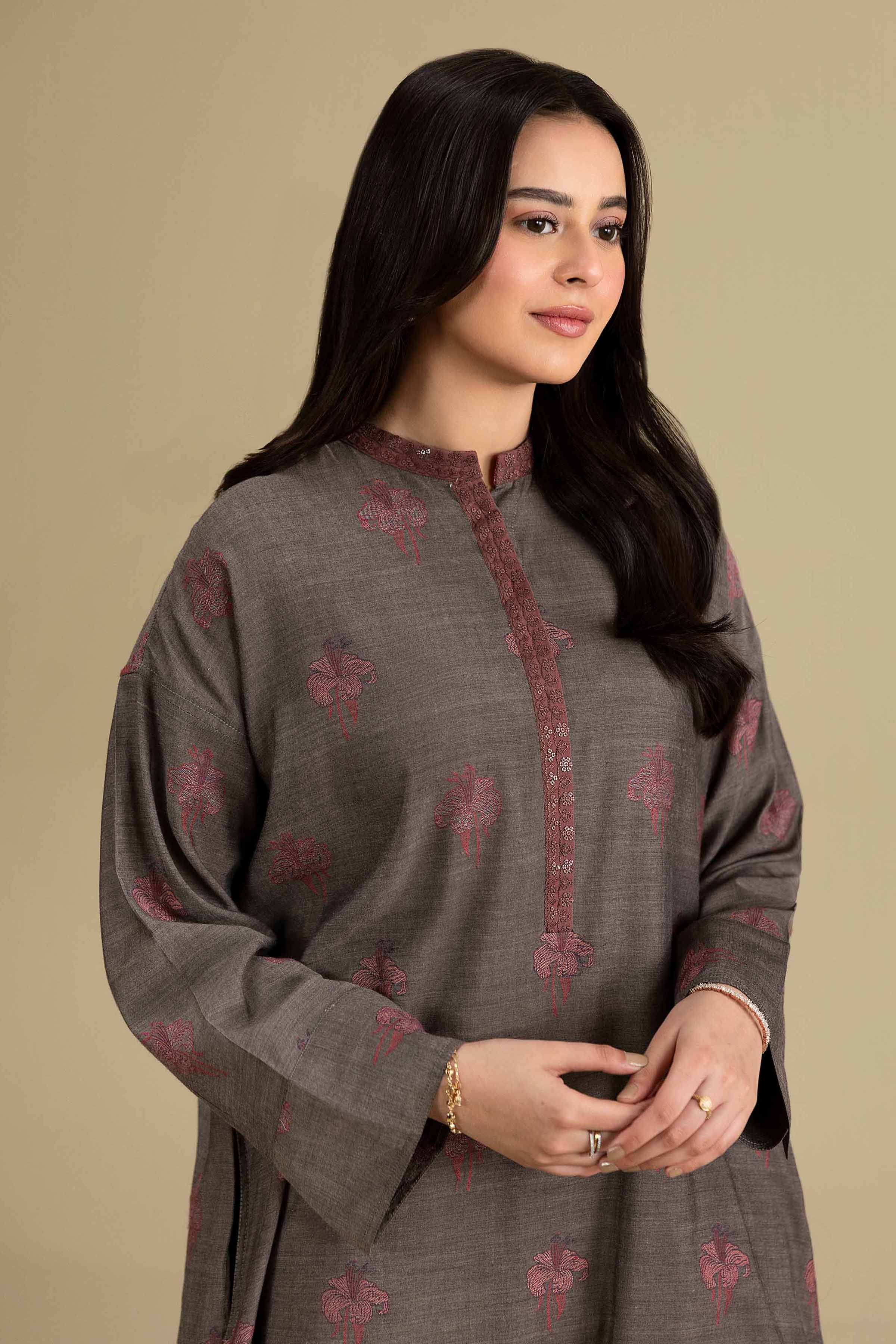 2 Piece - Embroidered Suit - KFE26-154