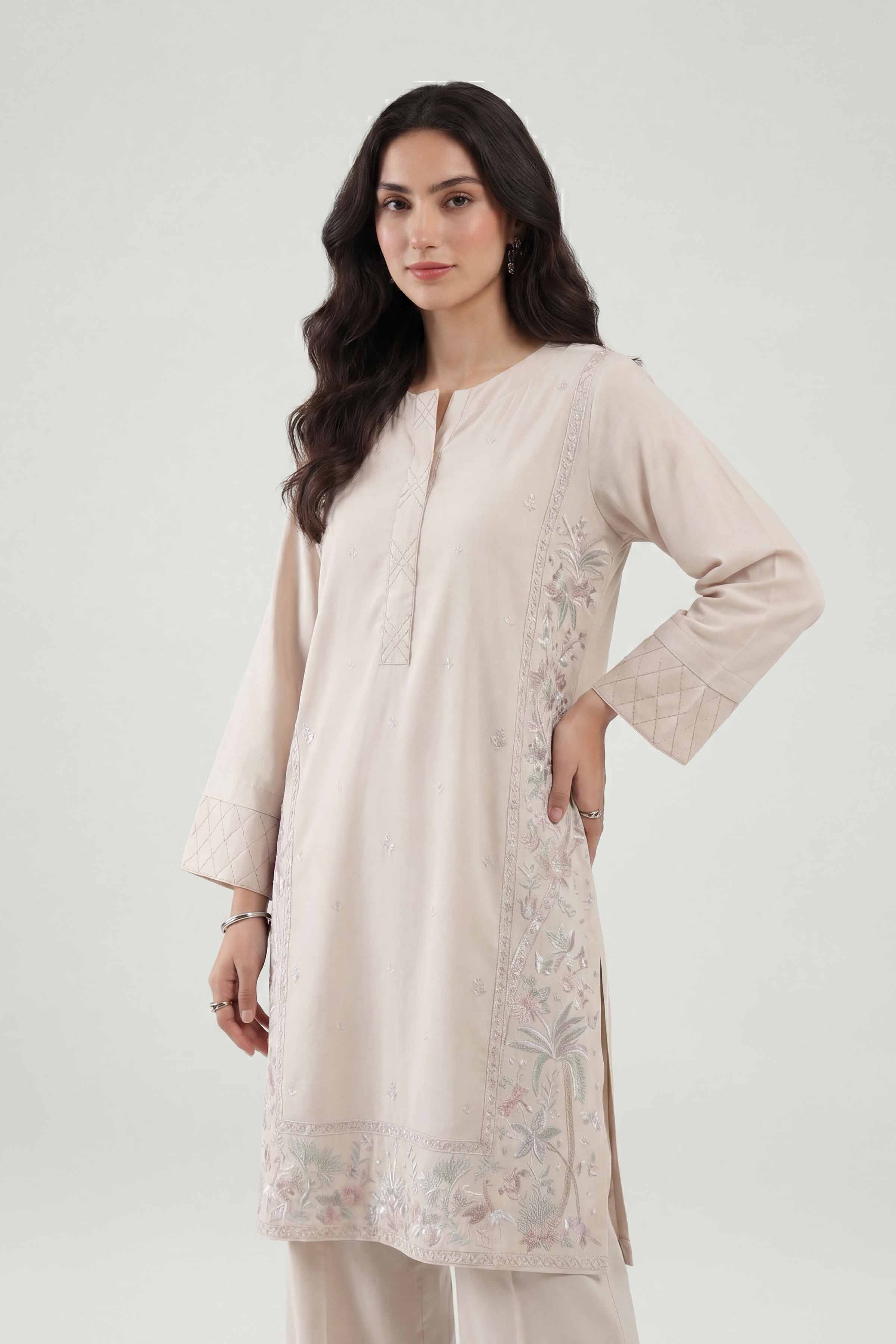 2 Piece - Embroidered Suit - KFE26-158