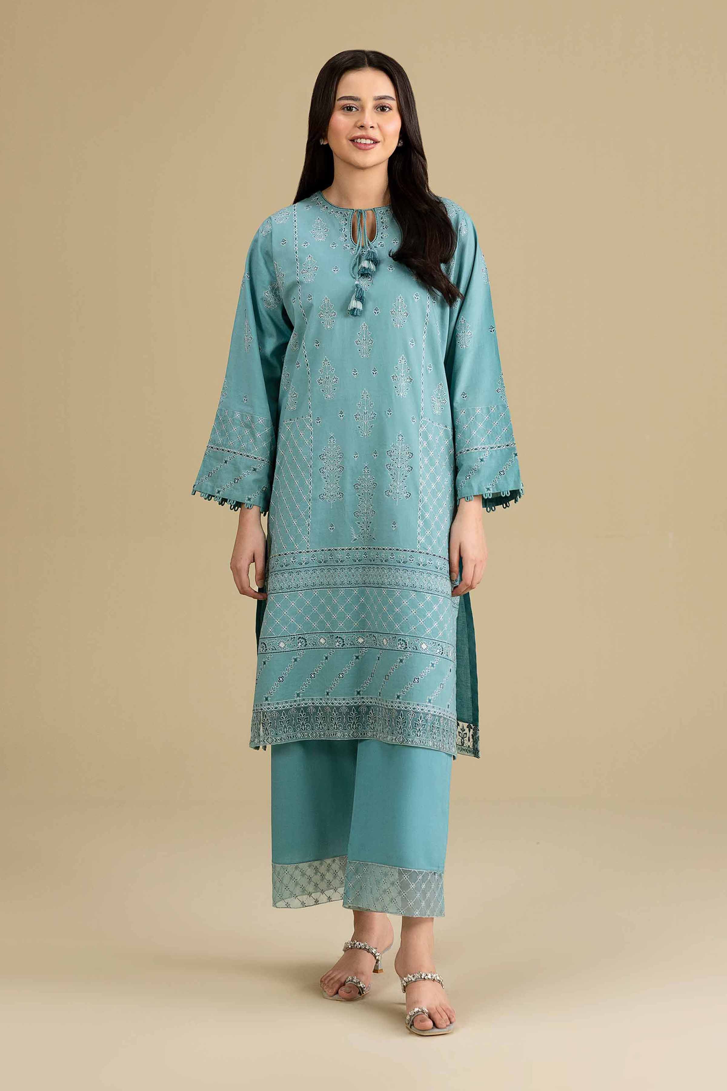 2 Piece - Embroidered Suit - KFE26-166