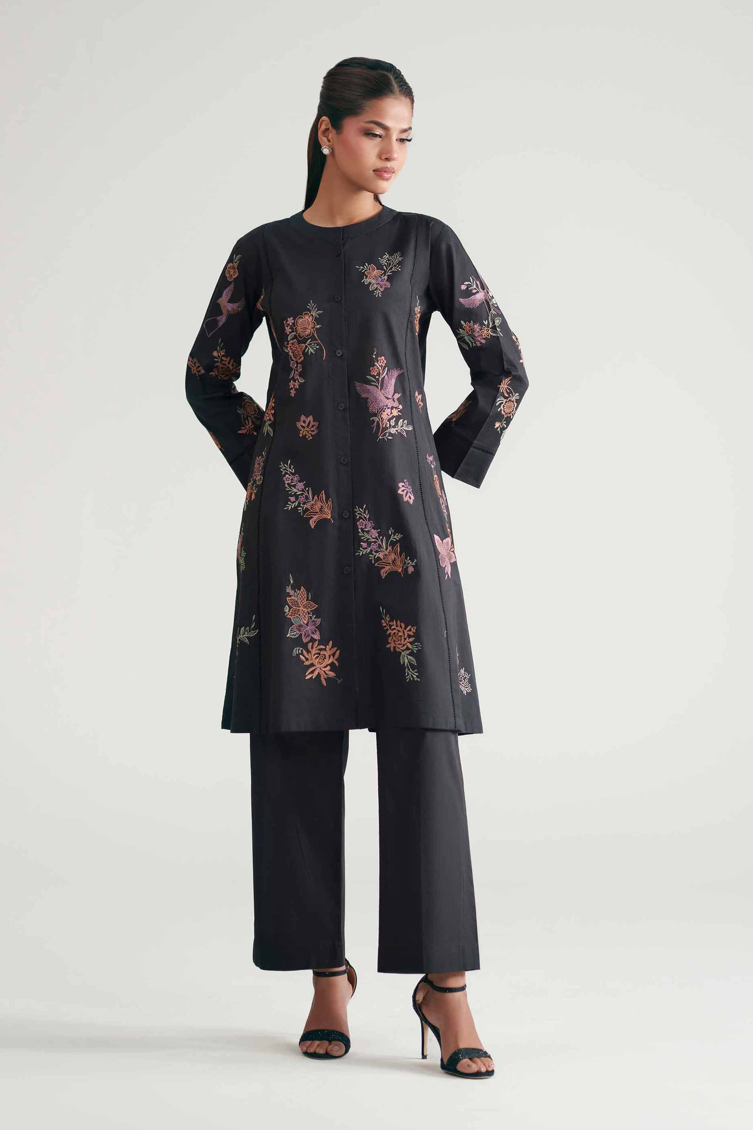 2 Piece - Embroidered Suit - KFE26-168