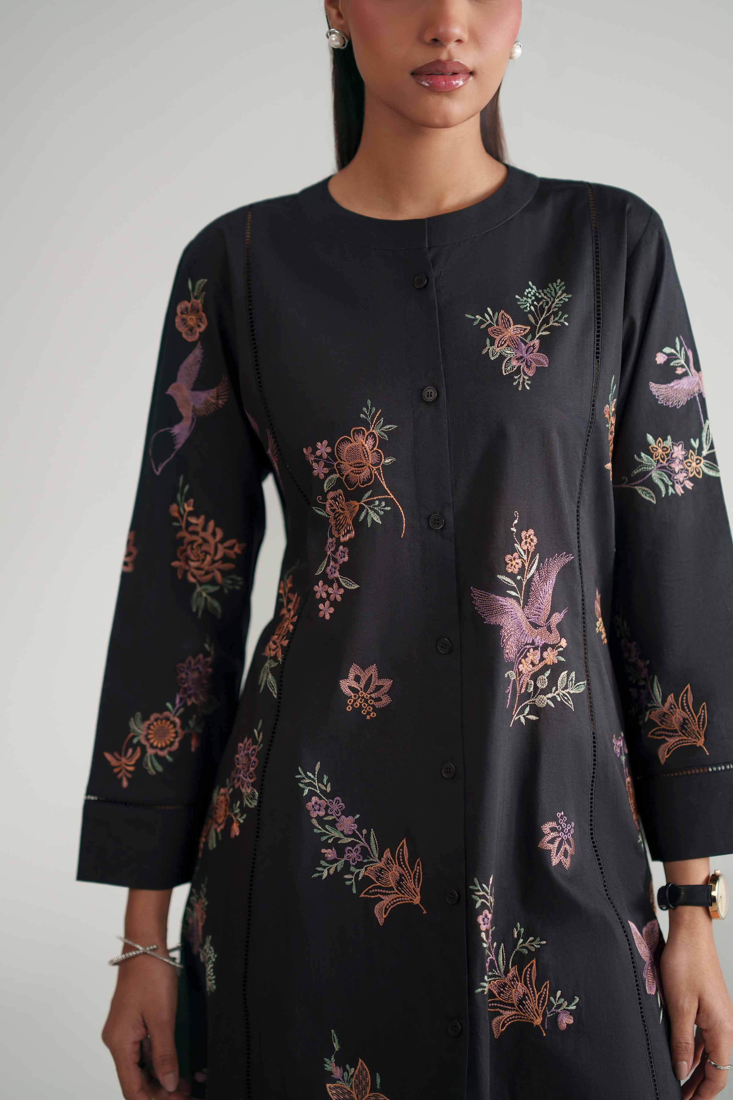 2 Piece - Embroidered Suit - KFE26-168