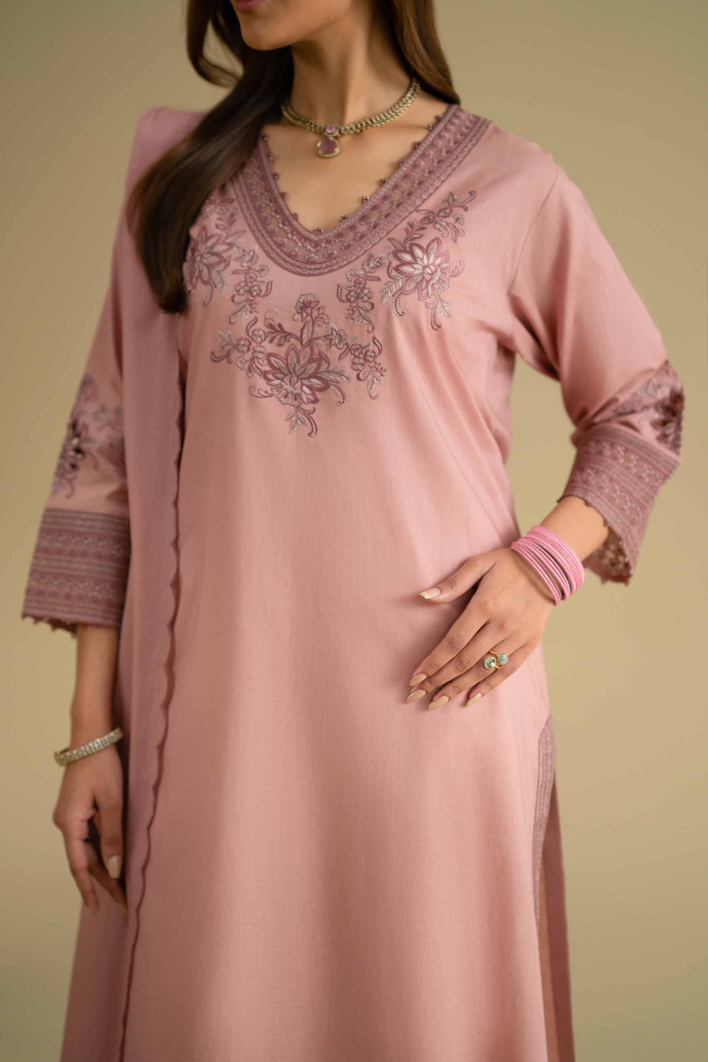 2 Piece - Embroidered Suit - KFE26-17 for Women - Pret Collection | Nishat | Shop Online